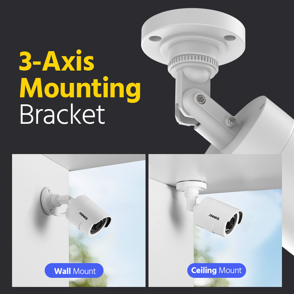 ANNKE Home Security Surveillance Camera 1080p HD 4IN1 Outdoor EXIR Night Vision