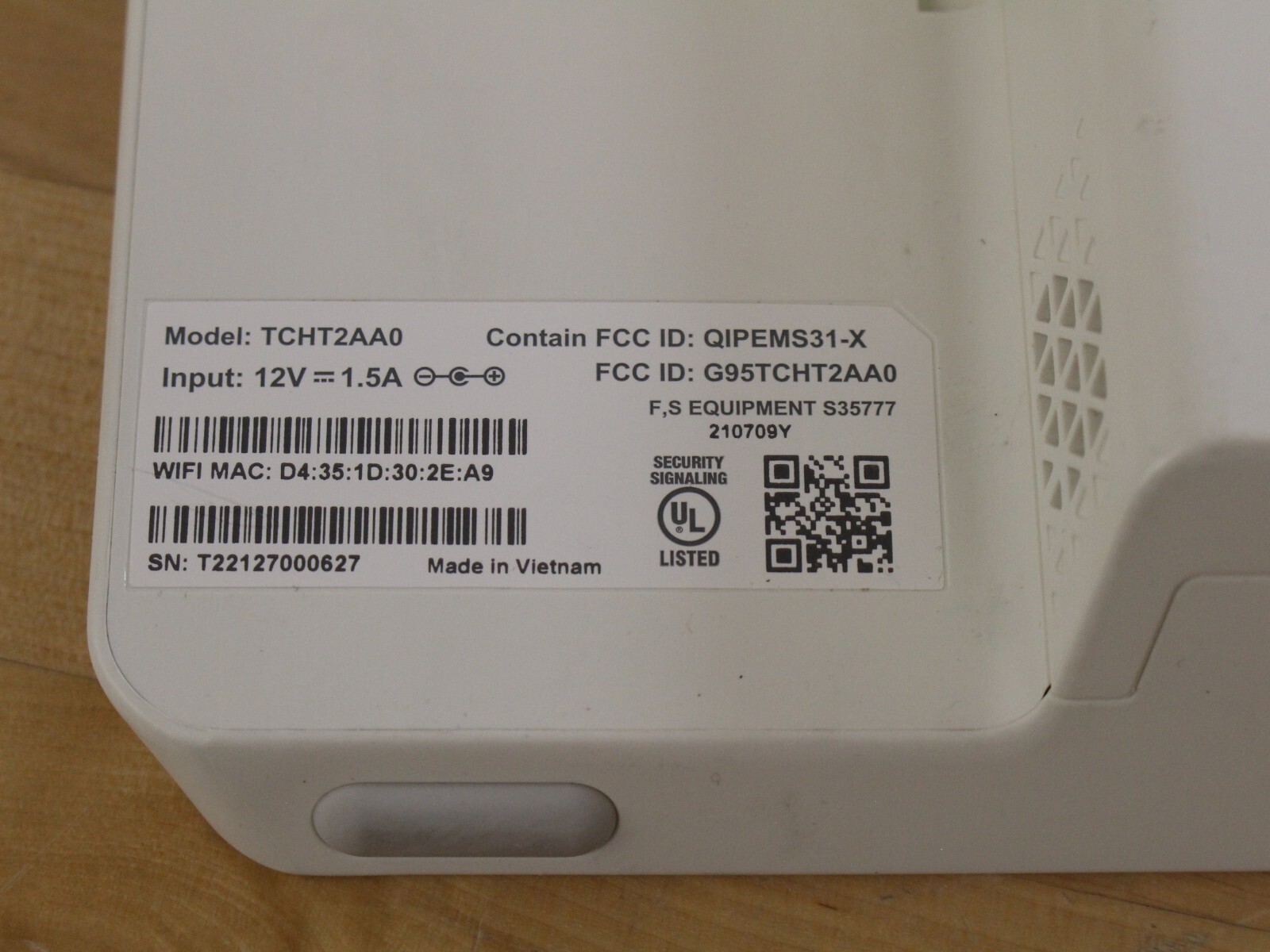 Comcast Xfinity Home Security Touchscreen Control Panel for PARTS/REPAIR No Code