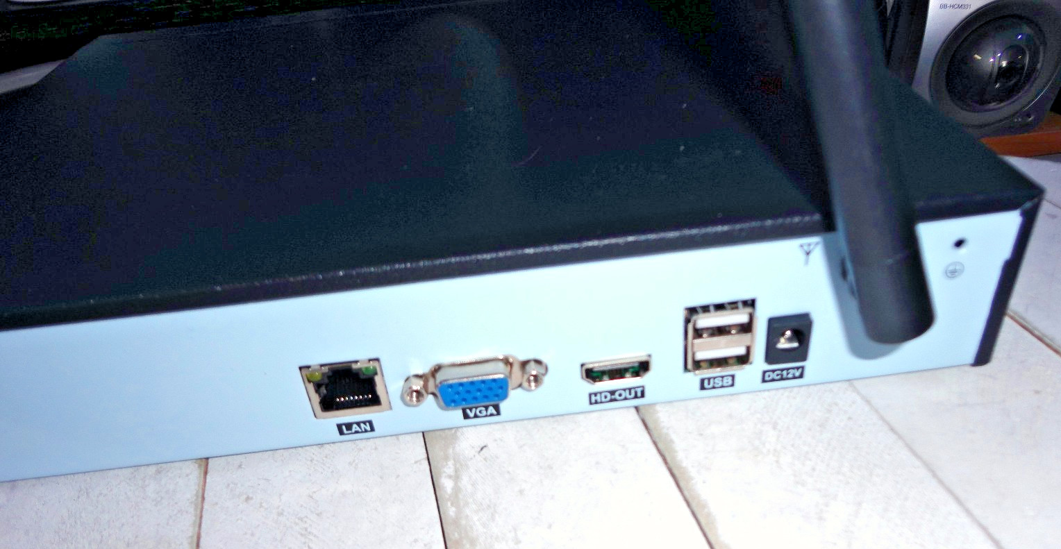 Anssipo 8 Channel / 4K Wireless NVR System w/ 4 Cameras & Installed 1TB HDD