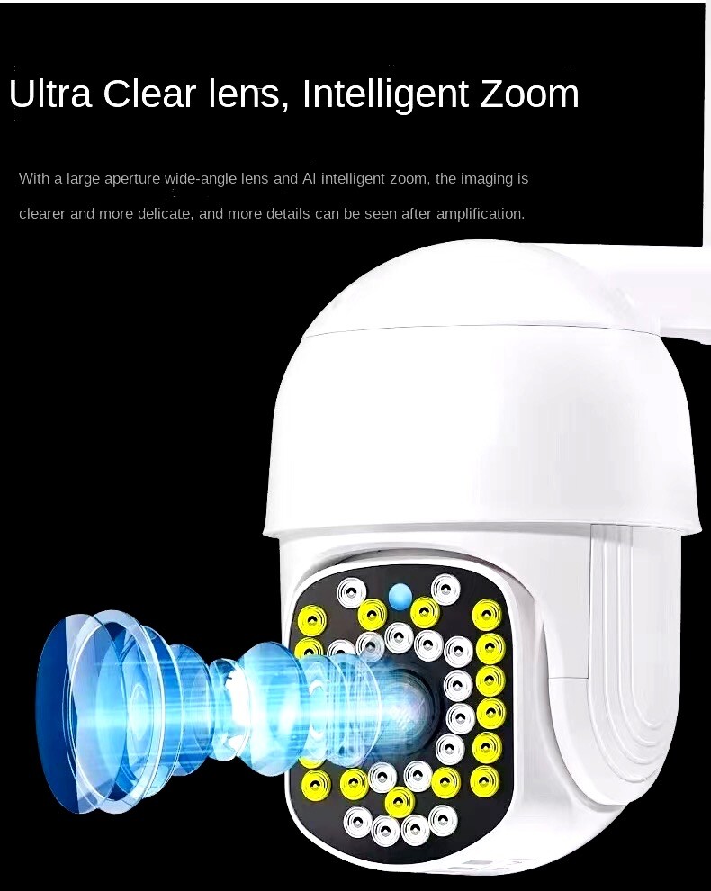 Wireless 1080P FHD WIFI IP Security Camera Outdoor CCTV PTZ Smart Home IR Camera