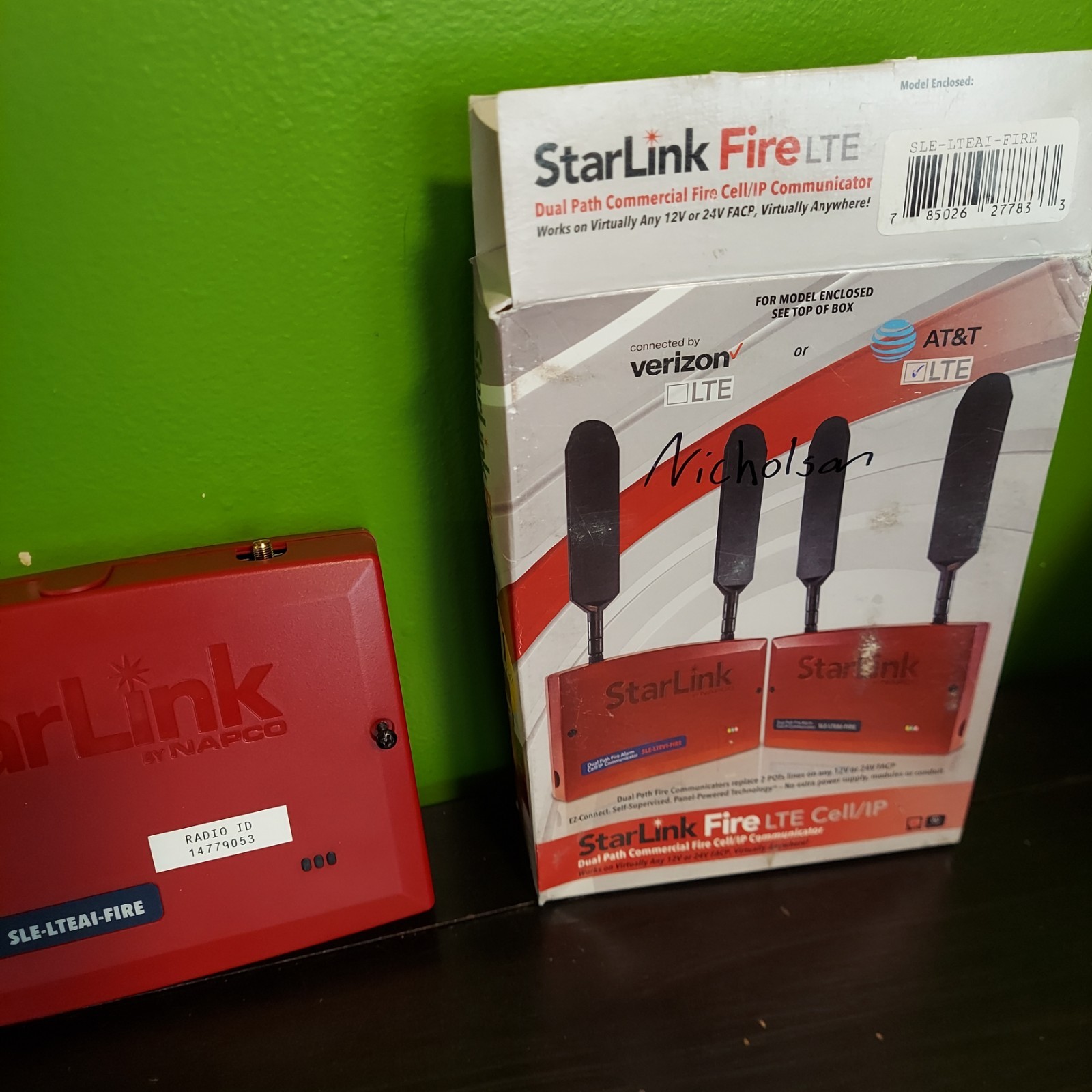 Napco Starlink SLE-LTEAI-FIRE AT&T – Dual Path Fire LTE Communicator