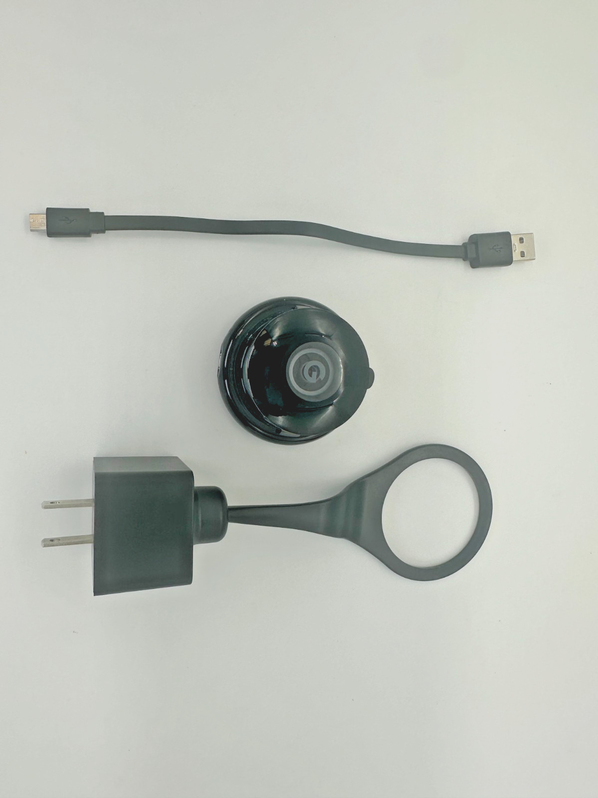 Used Google Nest Indoor Camera A0005 1st Gen Night Vision with USB Wall Mount WT