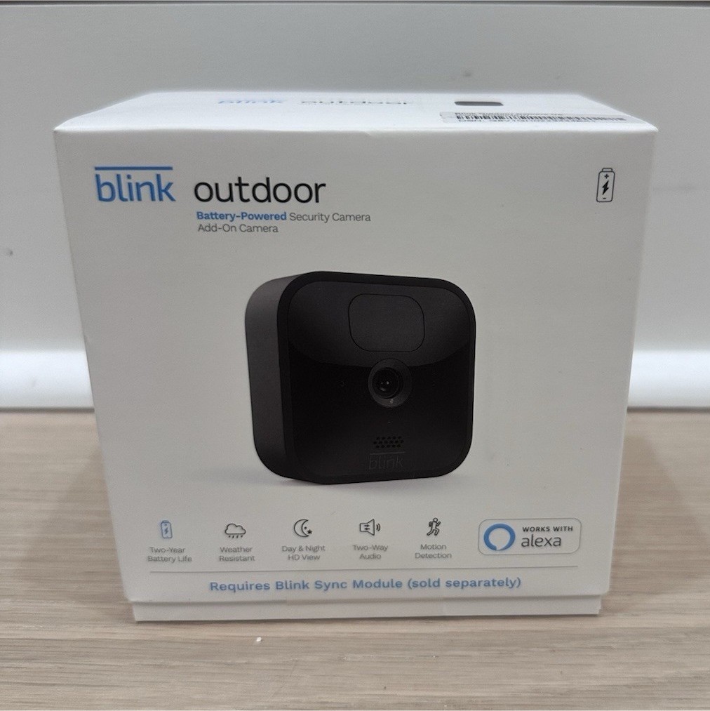 Blink Outdoor Wireless Security Camera, Battery Powered, HD, Motion Detection