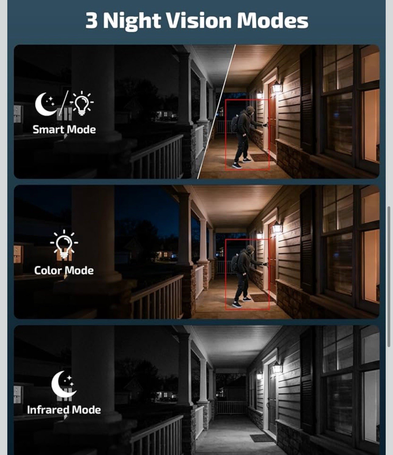(130° View) 2 4K Cameras 500GB NVR WiFi Video Security System Color Night Vision