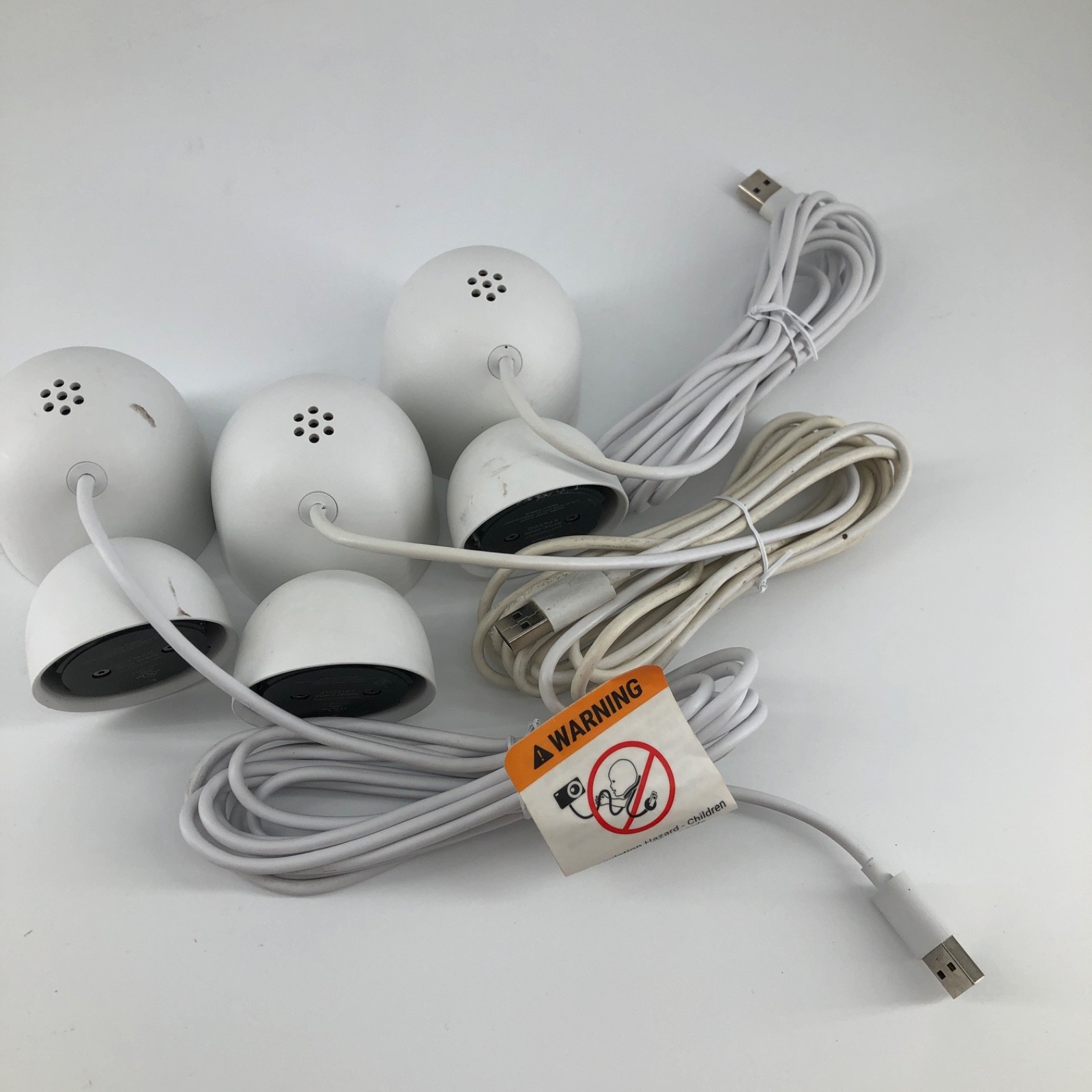 3-PACK ISSUE Google Nest Security Cam Indoor 1080p Wired 2nd Generation GJQ9T