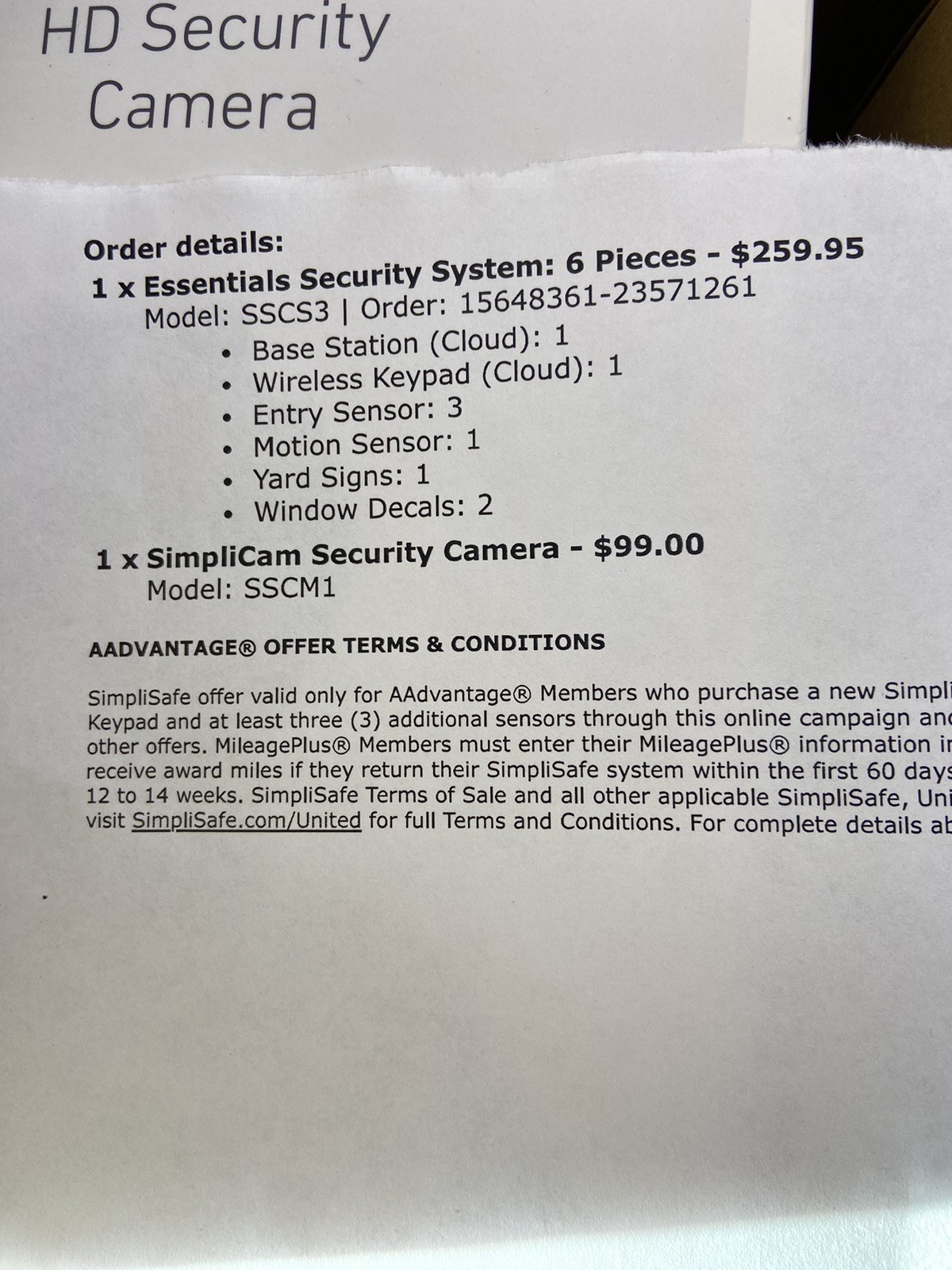 SimpliSafe SSCS3 10 Piece Security System With SSCM1 Camera