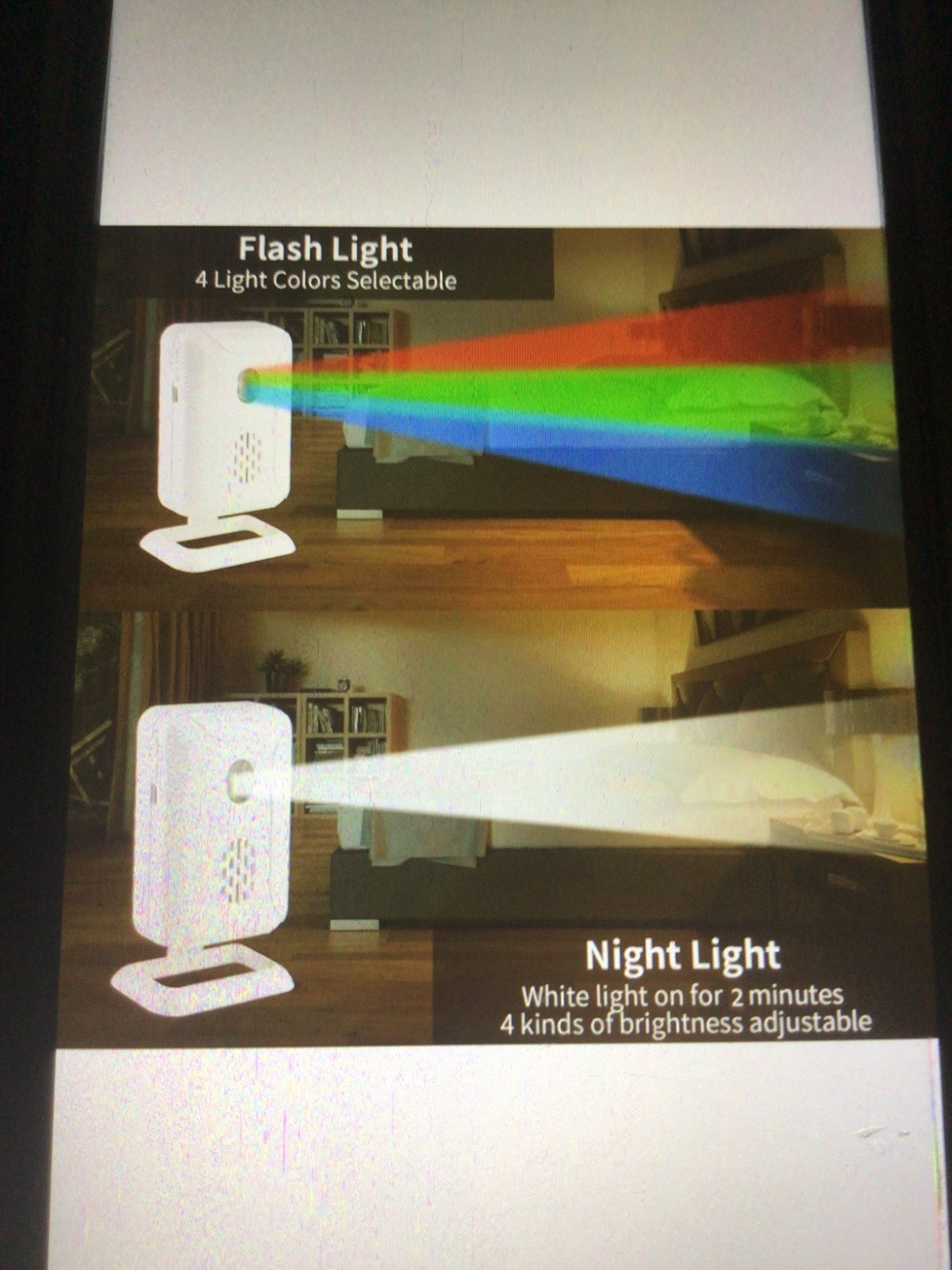 Usuperink door chime, motion sensor alarm wireless alarm security 1 set