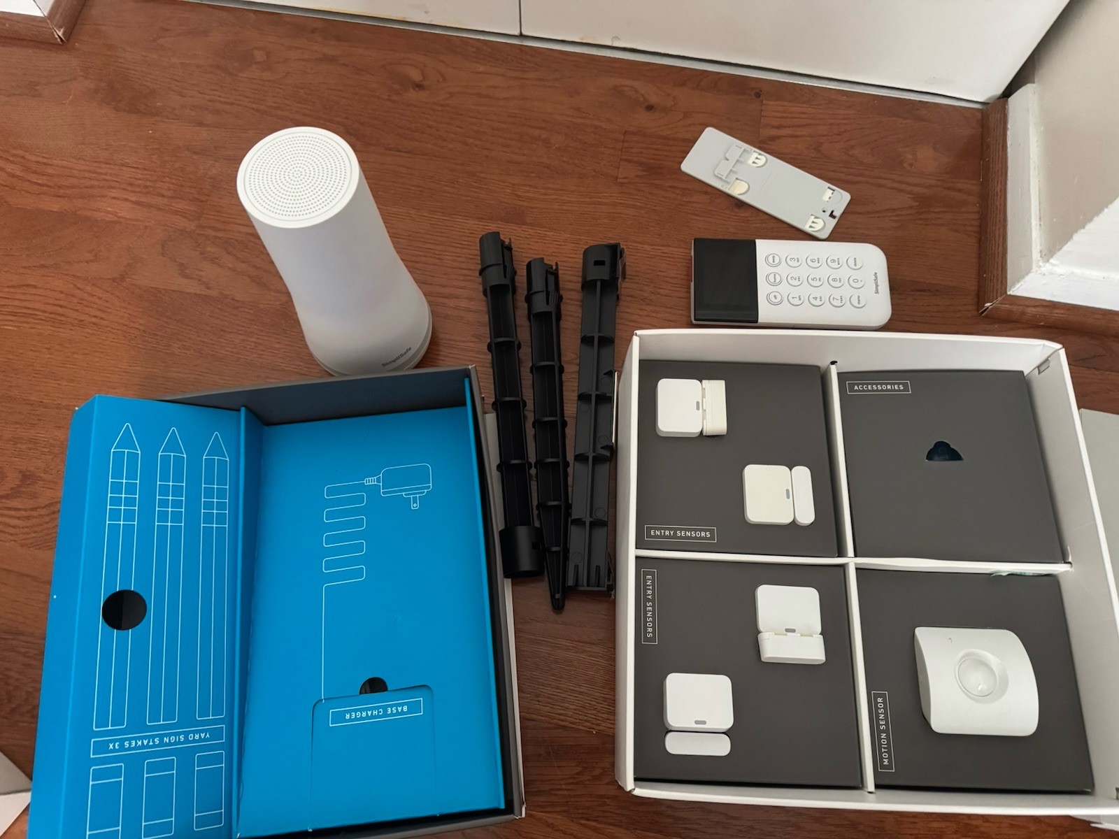 SimpliSafe Home Security System Bundle Base Keypad Sensors Tested