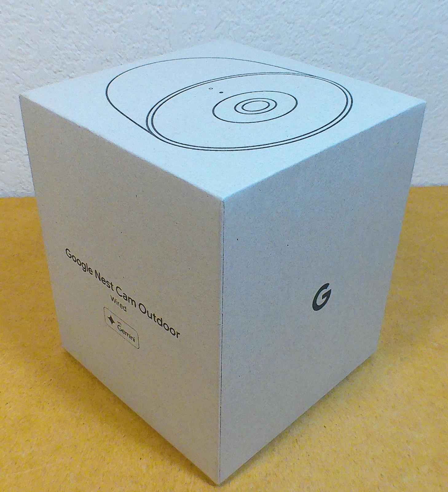 Google Nest Cam Outdoor. Wired power + WiFi signal, 2nd Gen.
