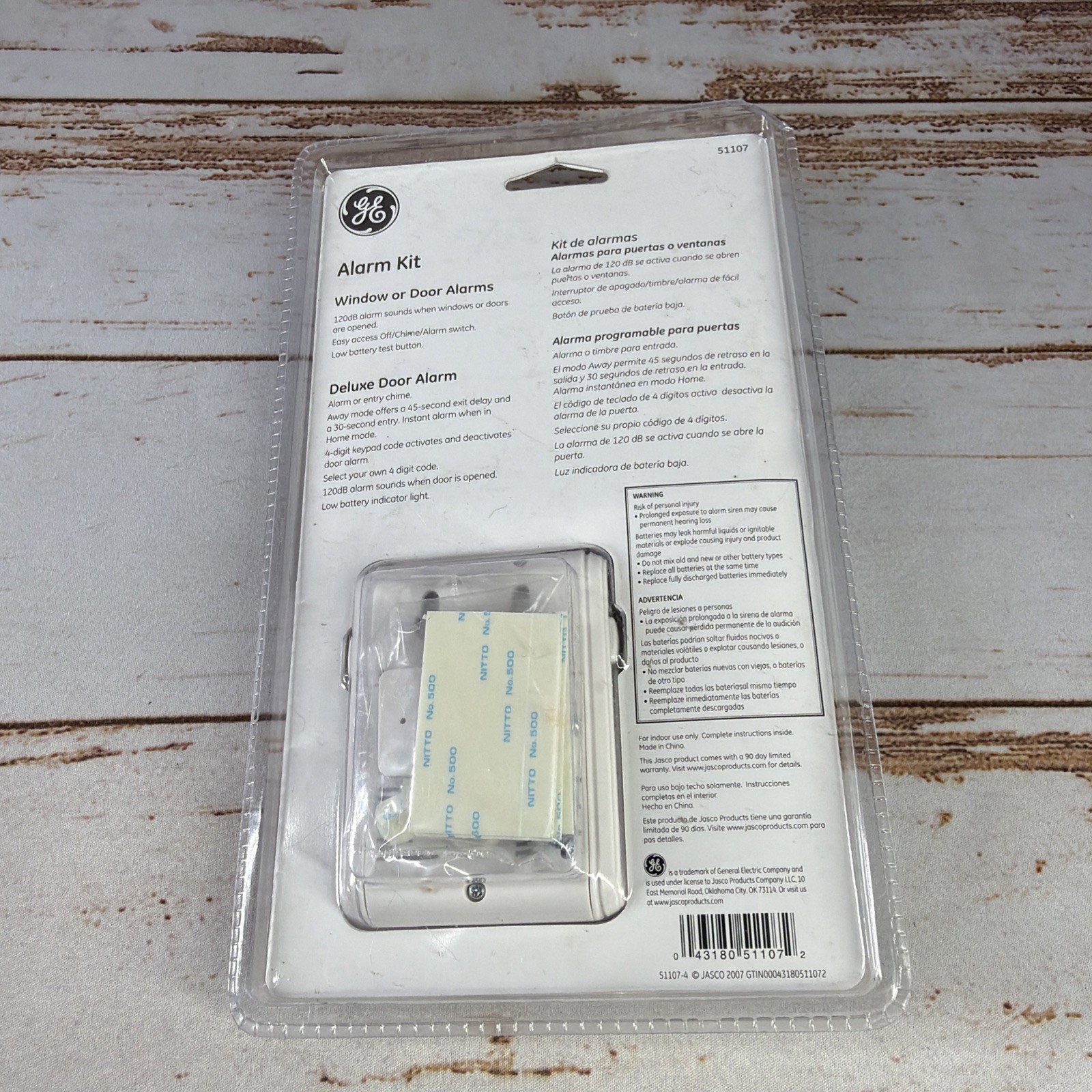 New GE Personal Security Alarm Kit 51107 Window Door DIY Home Protection