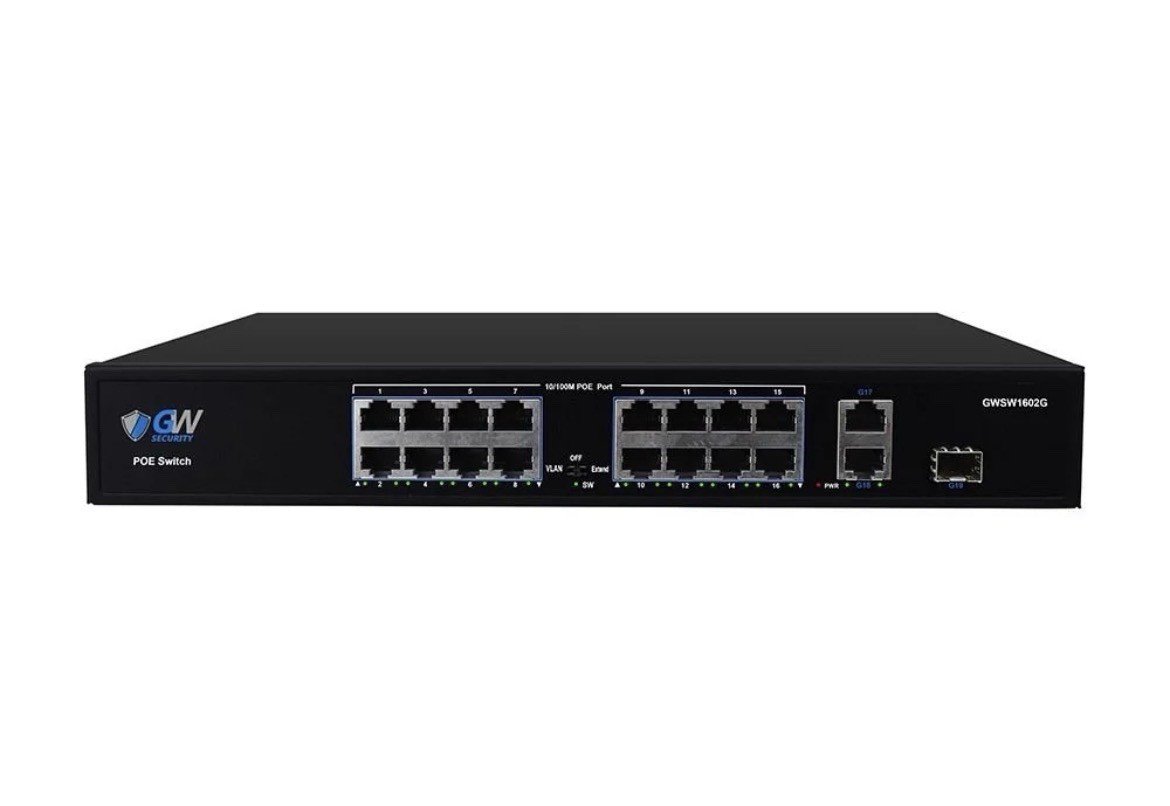 GW Security 32 channel cam 4K IP PoE System wNVR Recorder, PoE Switch, HDD, Mic