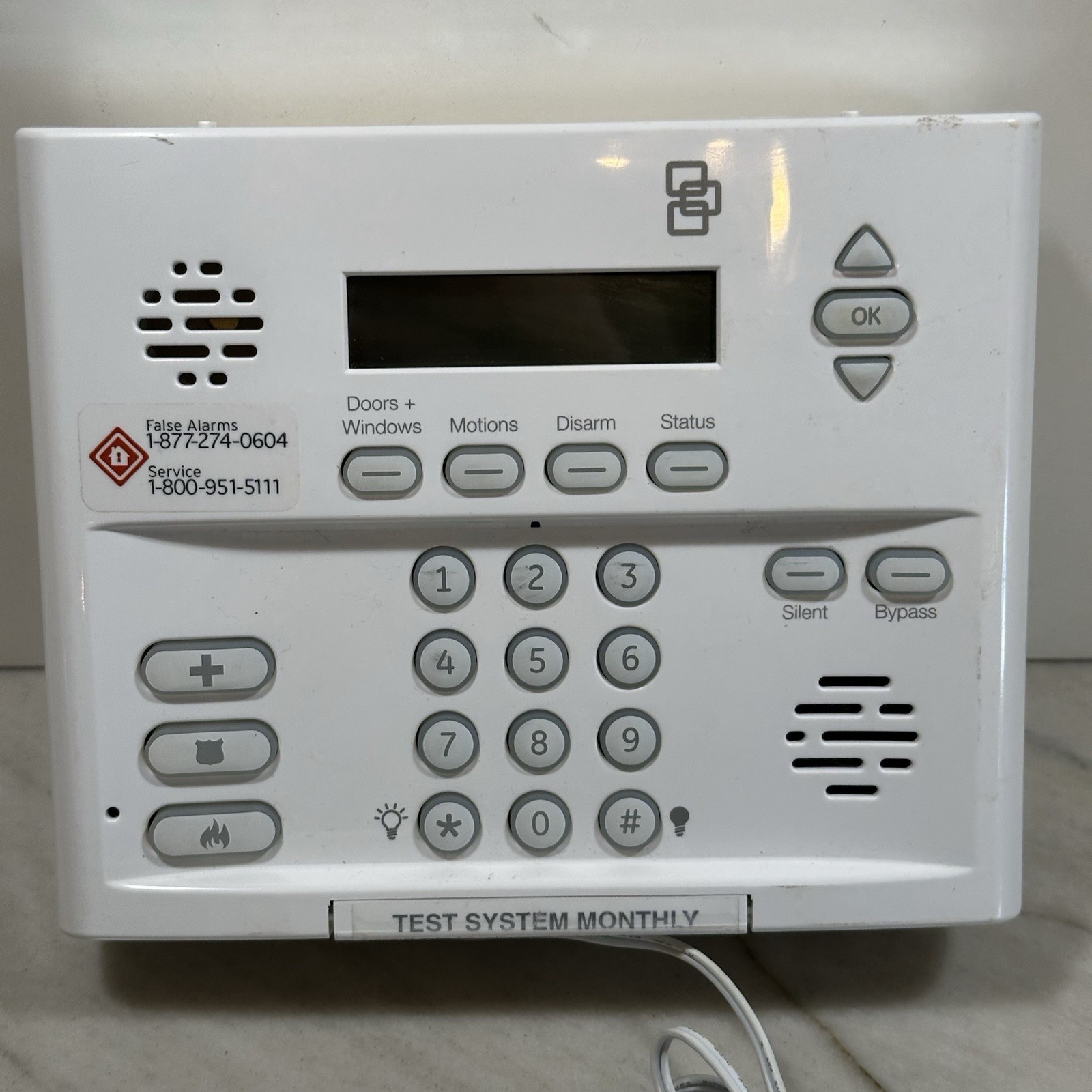 Interlogix GE Security Panel 600-1054-95R-11 w/ Power Adapter