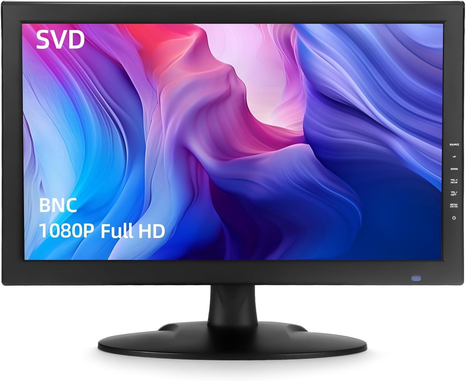 SVD 18.5″ Security Monitor – 4K Input, HD LED Display