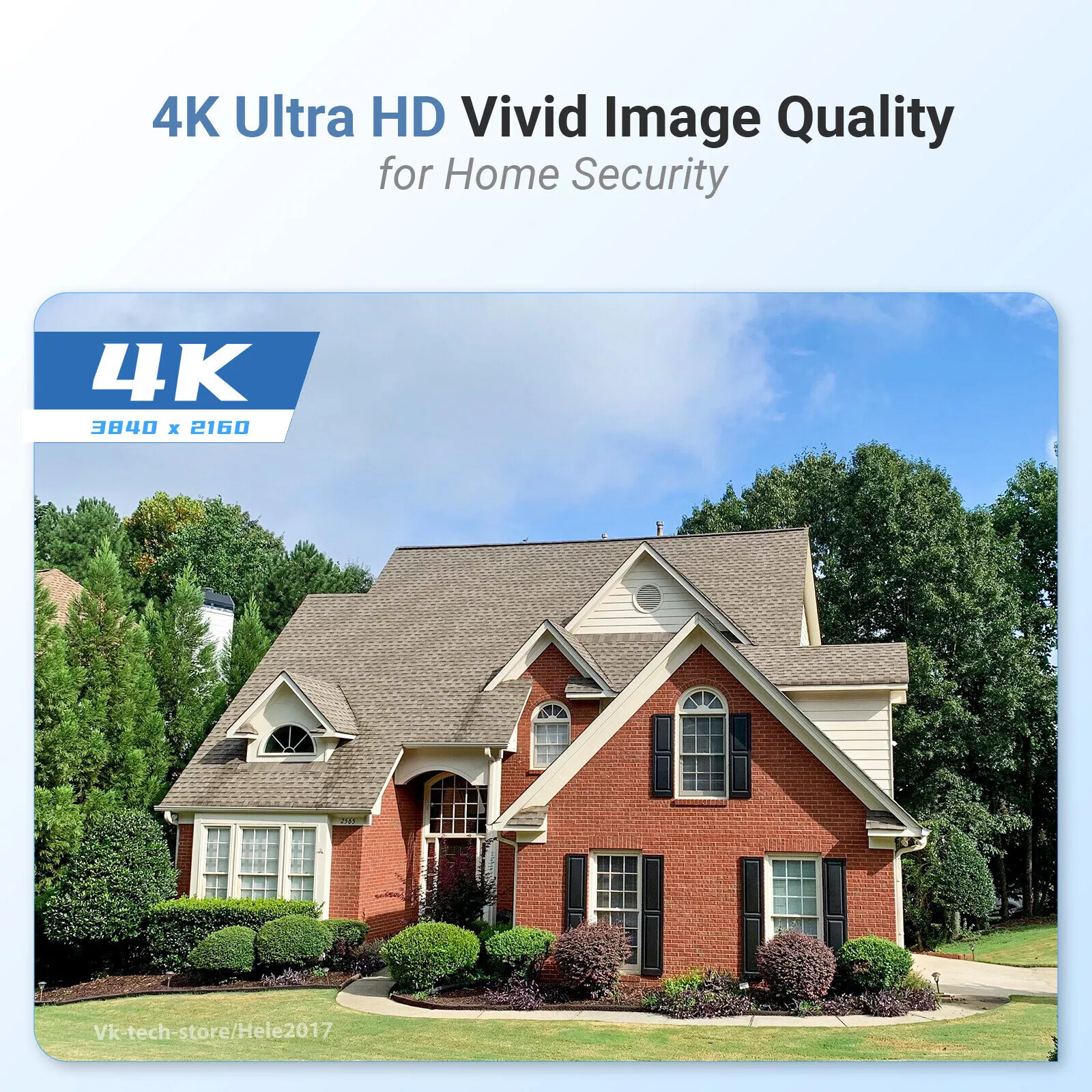 USAVISION Security CCTV System Kit 16CH DVR 5MP Turret HD Camera Waterproof Lot