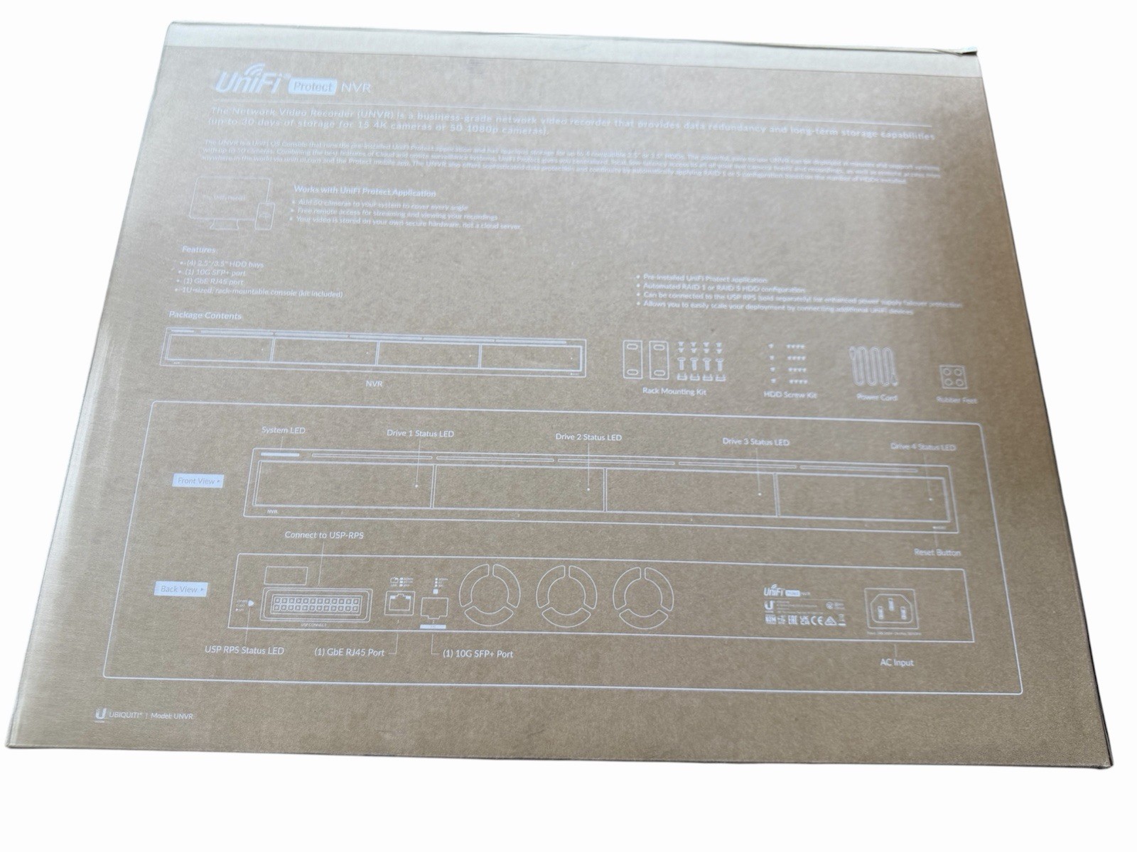 NEW In Box Ubiquiti UNVR UniFi Protect NVR Network Video Recorder Sealed