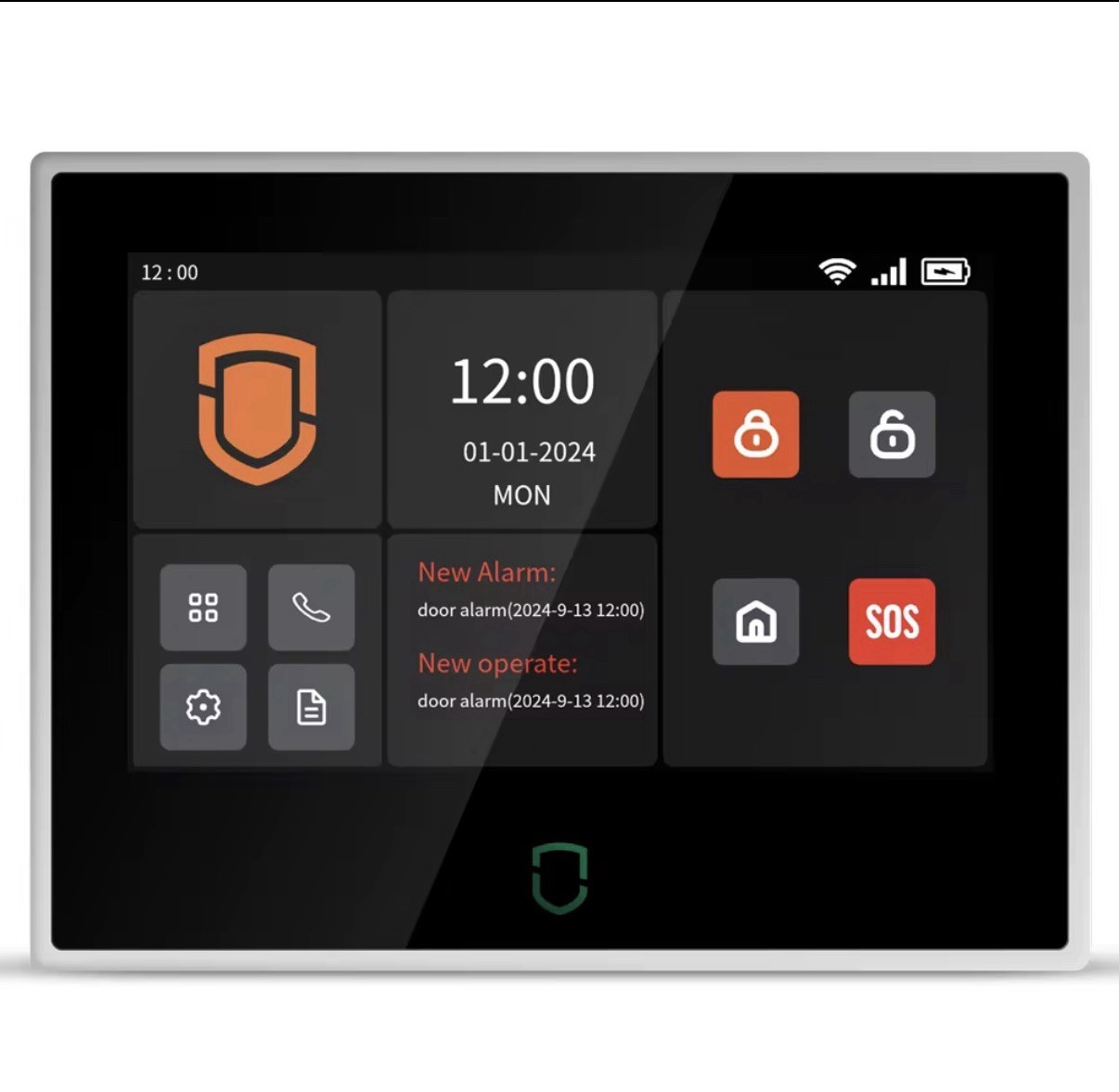 Wolf-Guard 7 inch Touch Screen WiFi 4G Tuya Smartlife Home Alarm System WT4F-GM