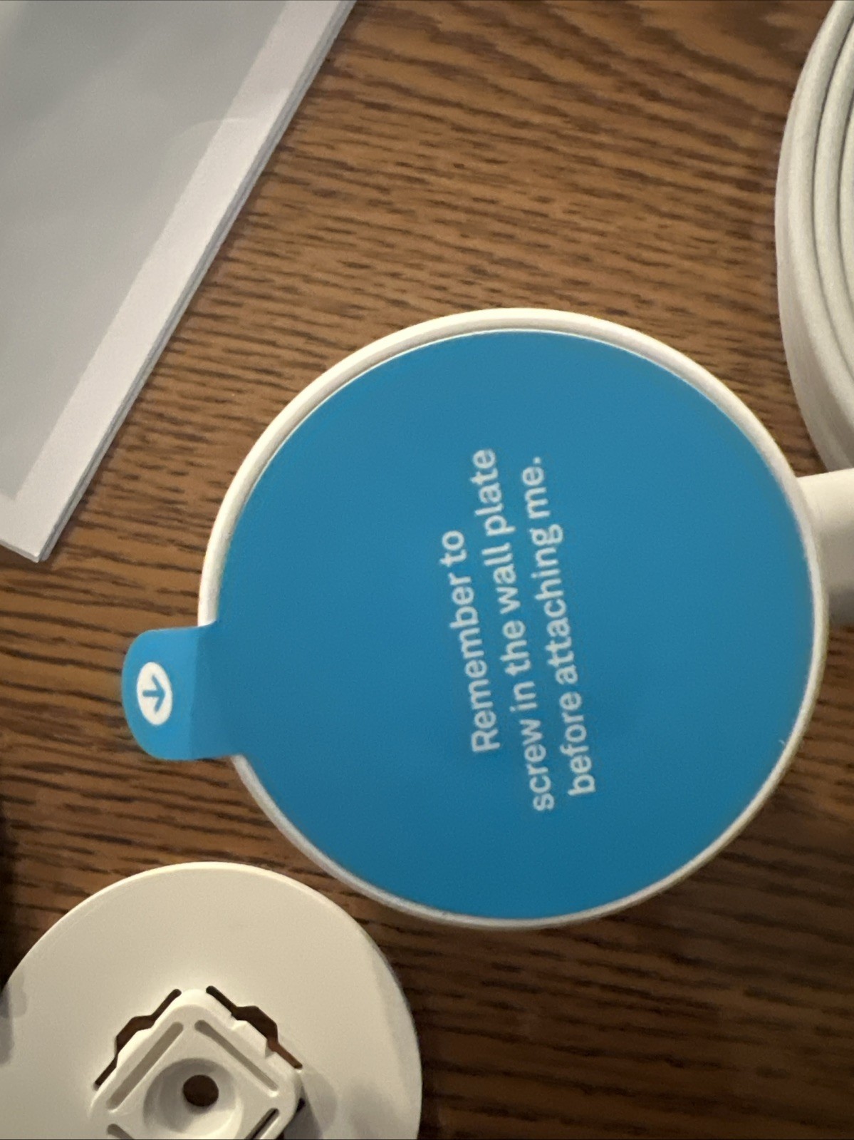 Google Nest Cam Outdoor 1st Gen Security Camera Missing Camera Wall Plate