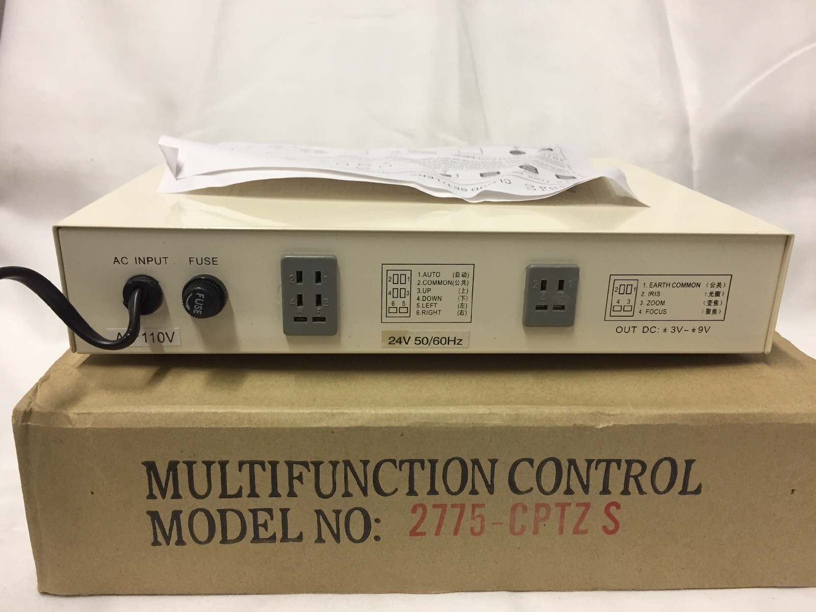 Cloud Set/Lens Controller 301C Pan Tilt Multifunction Camera Control 2775-CPTZ-S