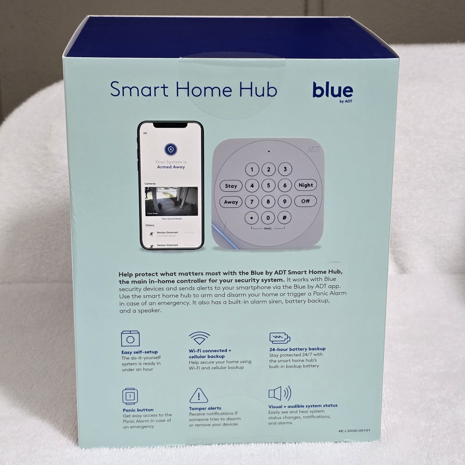 Blue By ADT Smart Home Hub Security System W/ Door & Motion Sensors Google Nest