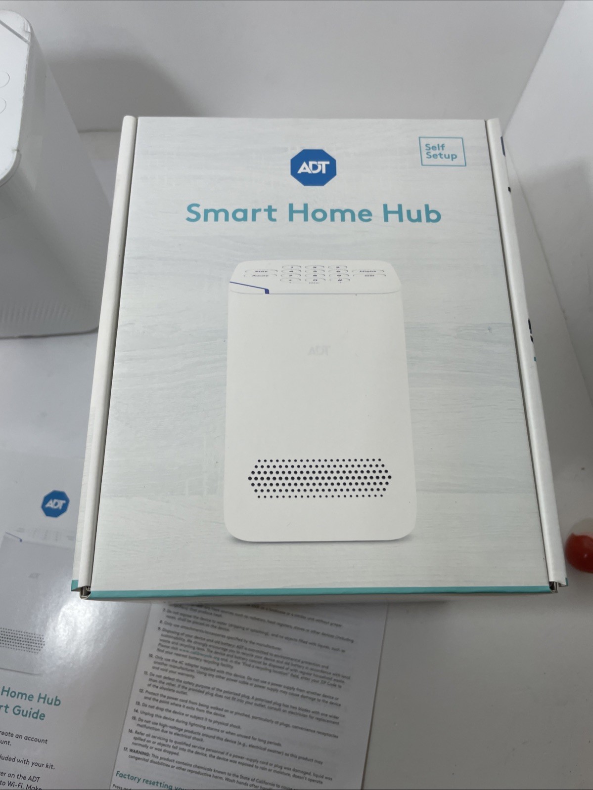 ADT Self Setup Smart Home Hub – White (S40LR1-01) New In Box NOS