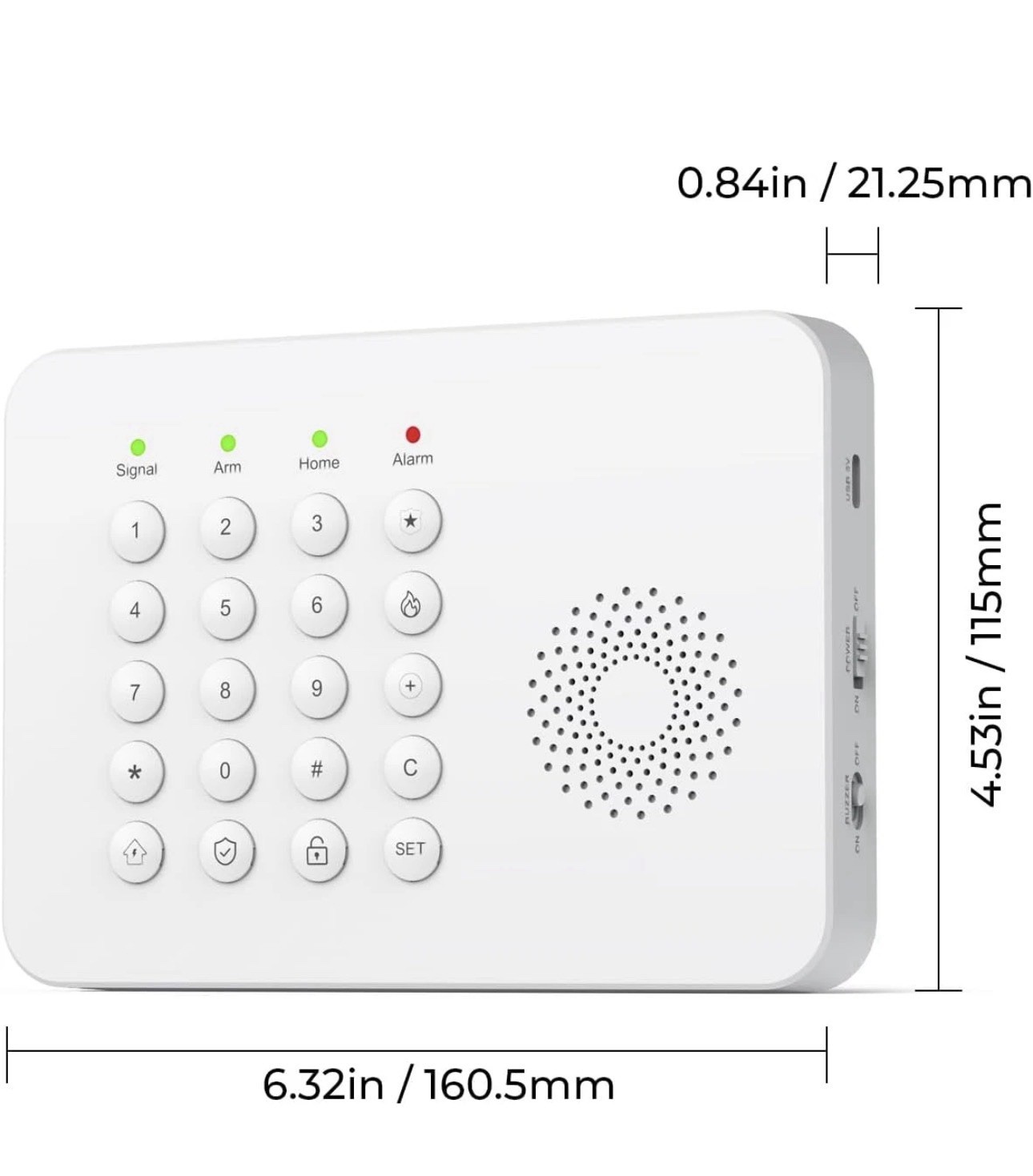 Wireless Home Security System Wifi/4G Home Alarm System with Phone APP Alert | V
