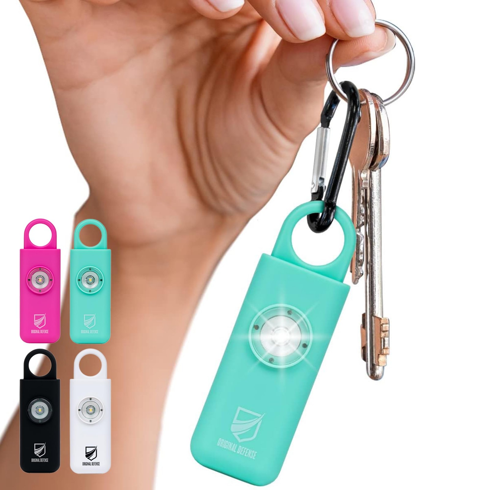 ® Siren Self-Defense Alarm – 130 dB Keychain Alarm with LED Strobe Light for …