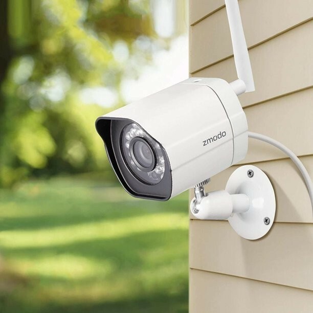 Zmodo 2 Pack Wireless Security Camera System Smart Outdoor WiFi IP Cameras Night