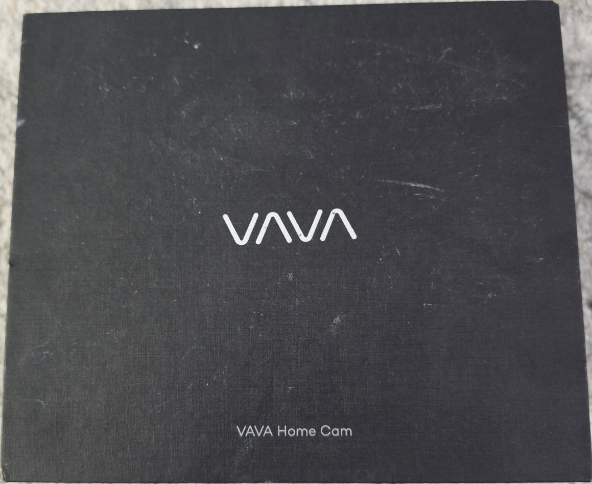 VAVA Home Cam Surveillance Smart Security Camera Black White with Mount