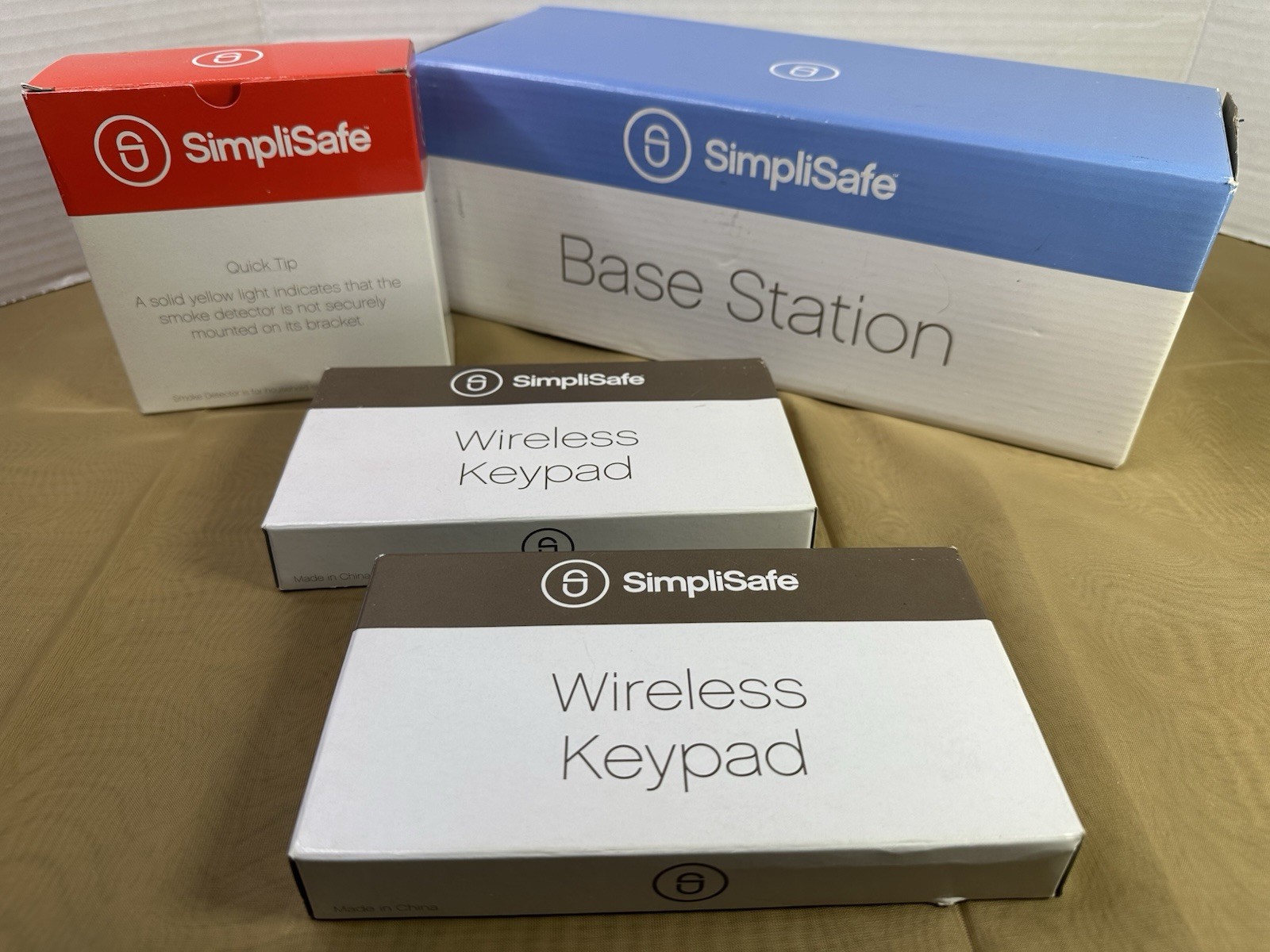 SimpliSafe Security System – Base Station Smoke Detector Key Pads Lot In Box