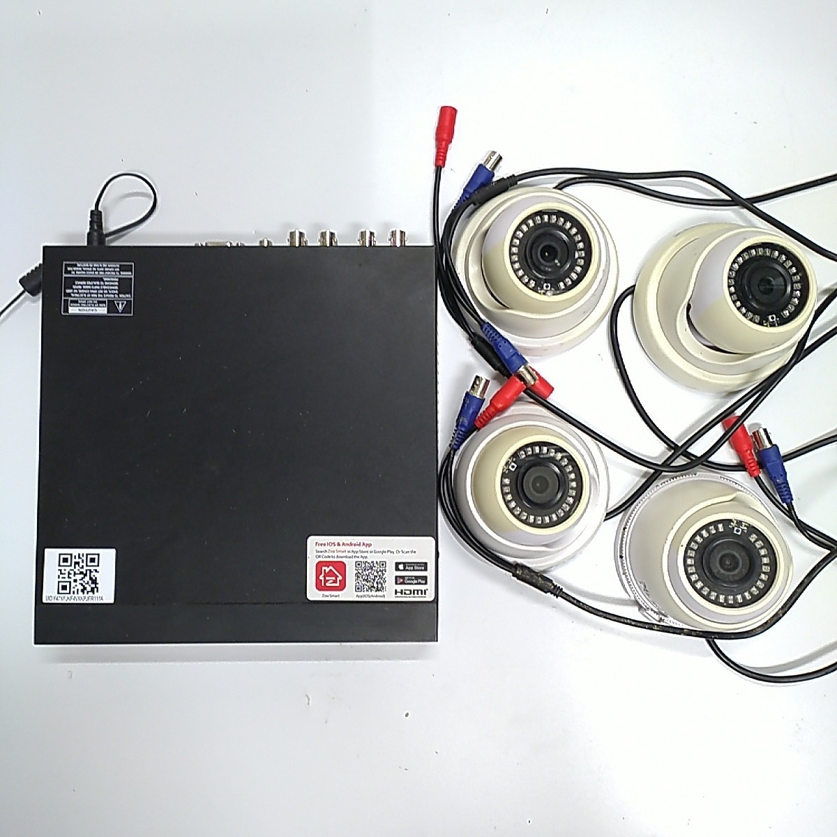 ZOSI – Model ZR08VN – 8 Channel HD Digital Video Recorder – 4 Cameras – AS-IS