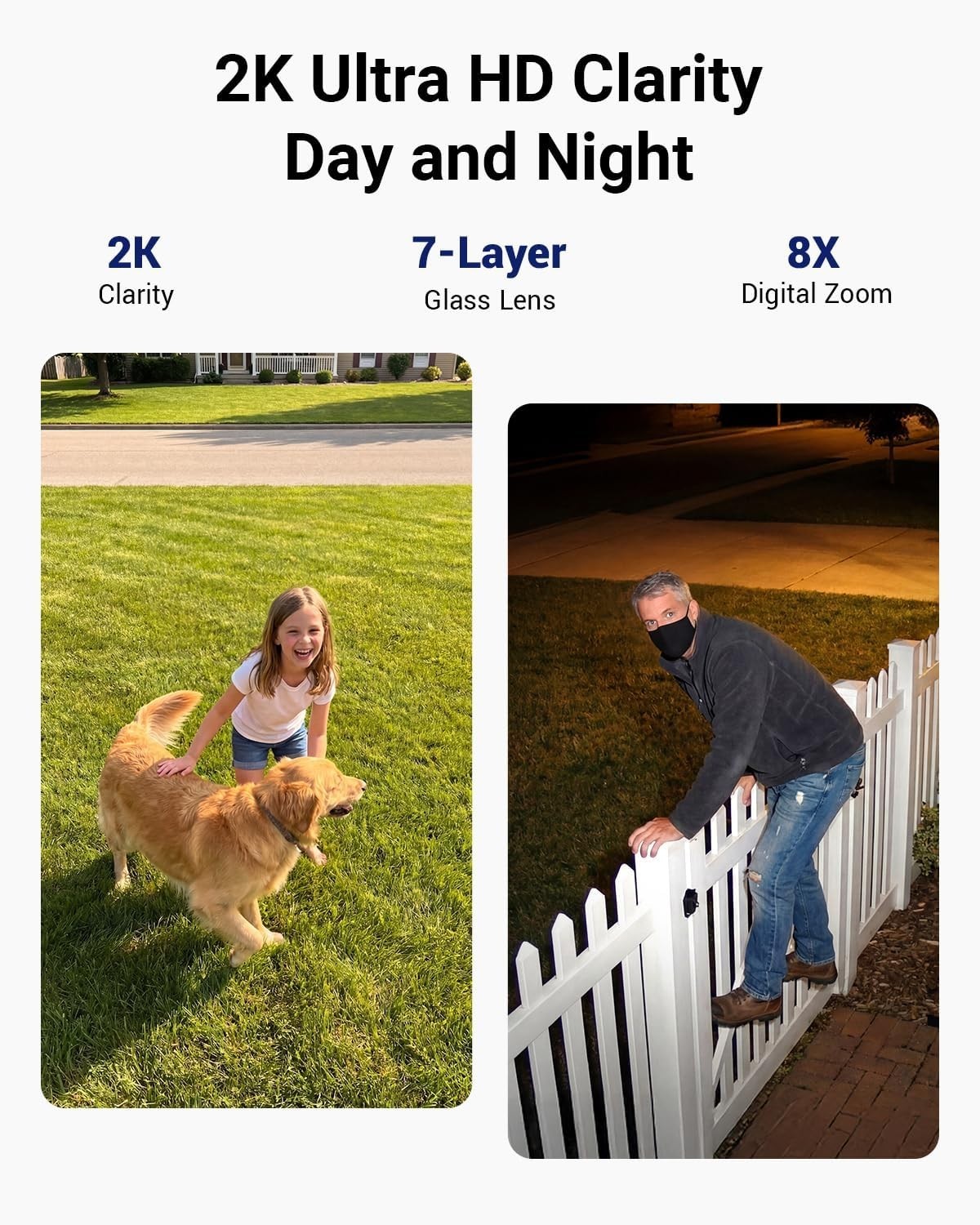 Comprehensive Home Security Kit – 4 Solar Cameras with Voice and Remote Features