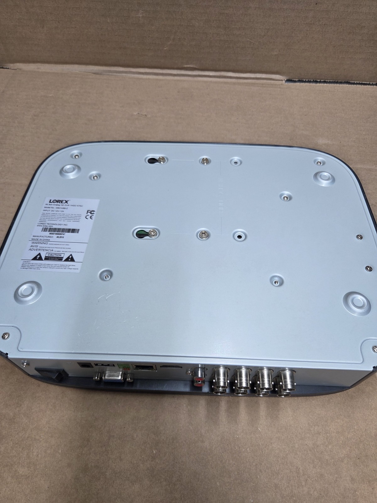 Lorex D841A8B-Z 4K 8Ch Analog Ultra HD DVR 1 HDD 2TB / DVR ONLY