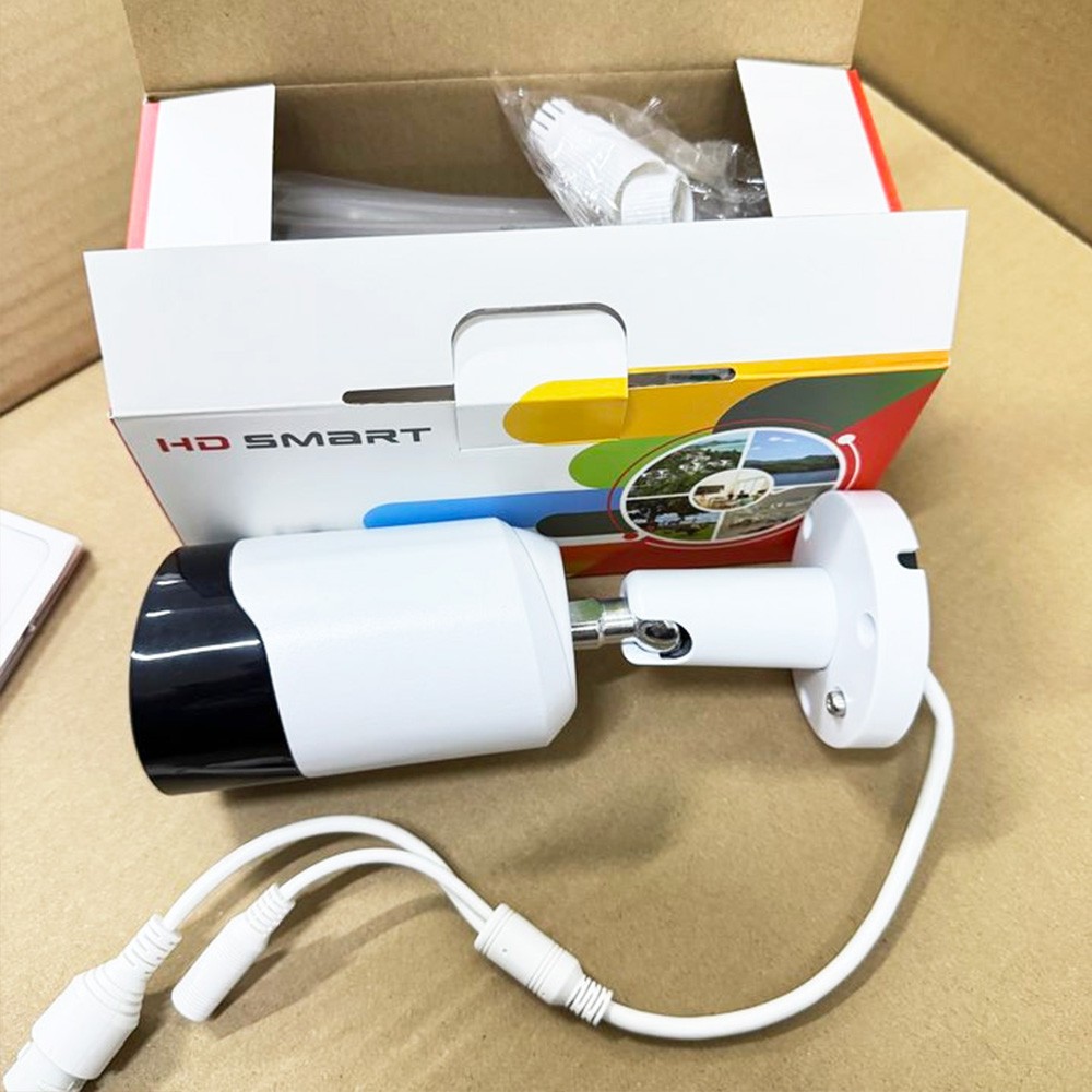 VIKYLIN 8CH 8POE NVR Systems Full Color Mini Bullet/Turret POE 8MP IP Camera Lot