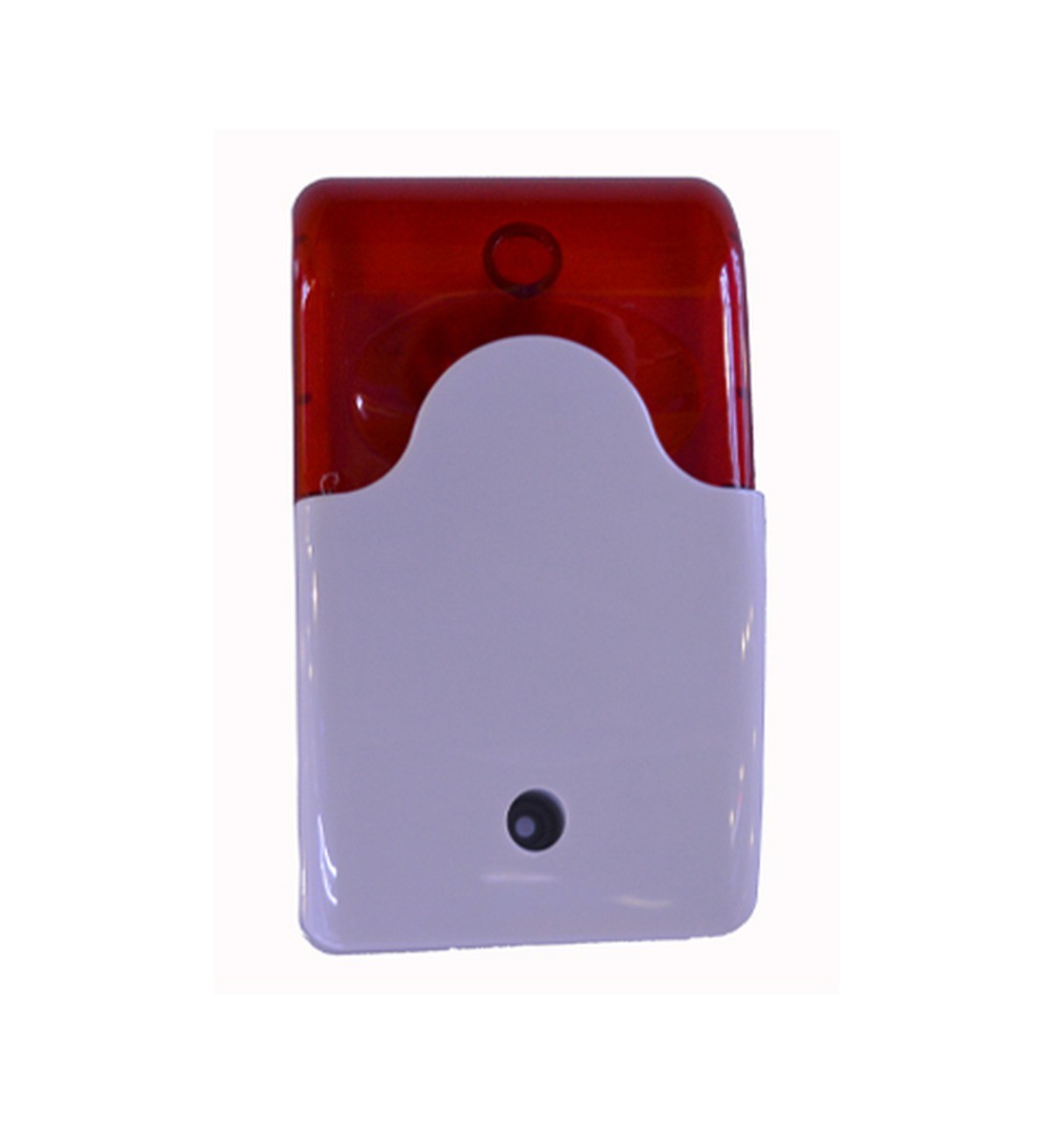 12V DC Wired Strobe Siren Red Light Sound Flash Buzzer Siren Home Security Alarm
