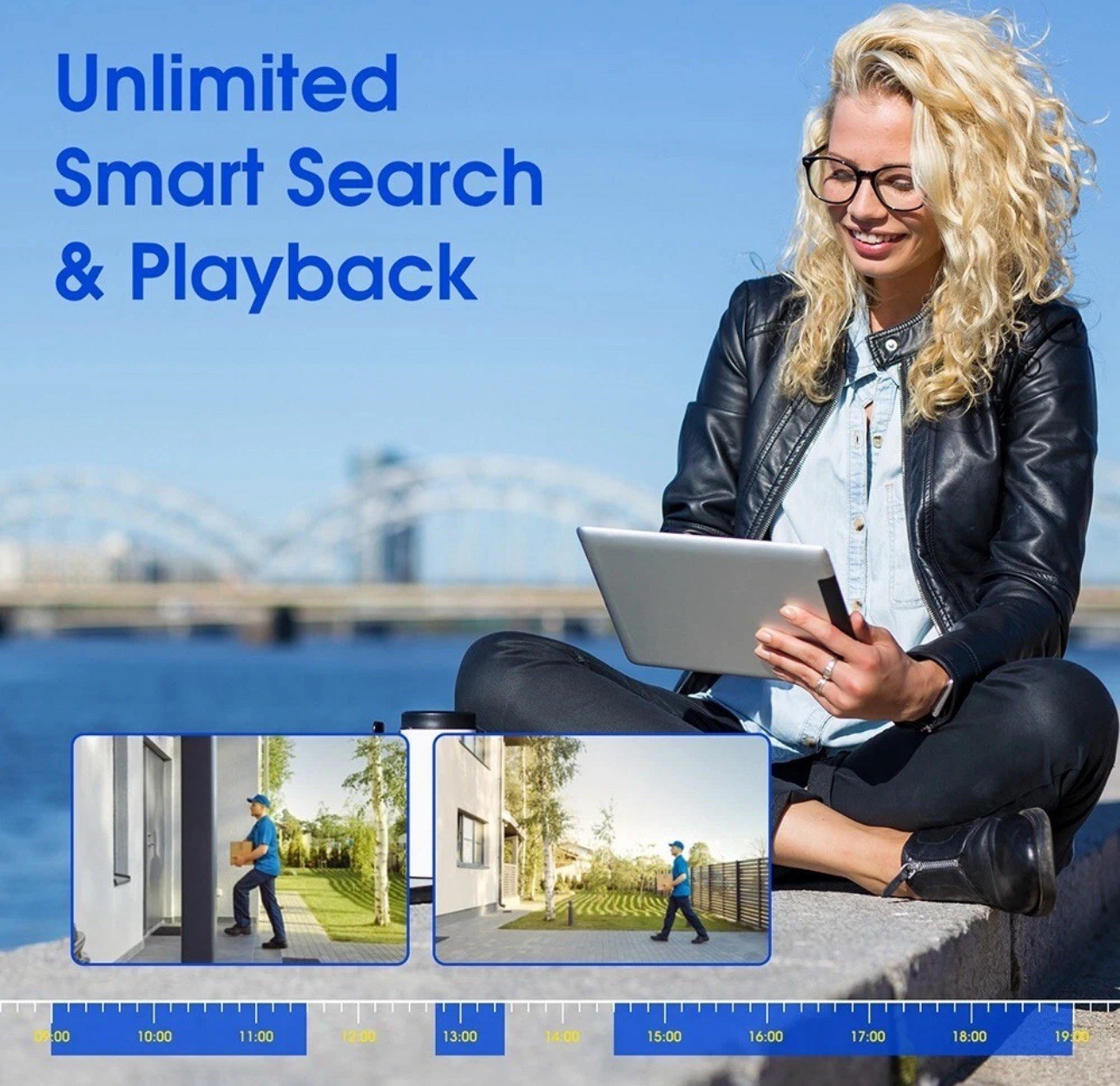 10CH NVR 5MP System, 8×3MP Cameras, 1TB HDD, Night Vision, Motion Detection, App