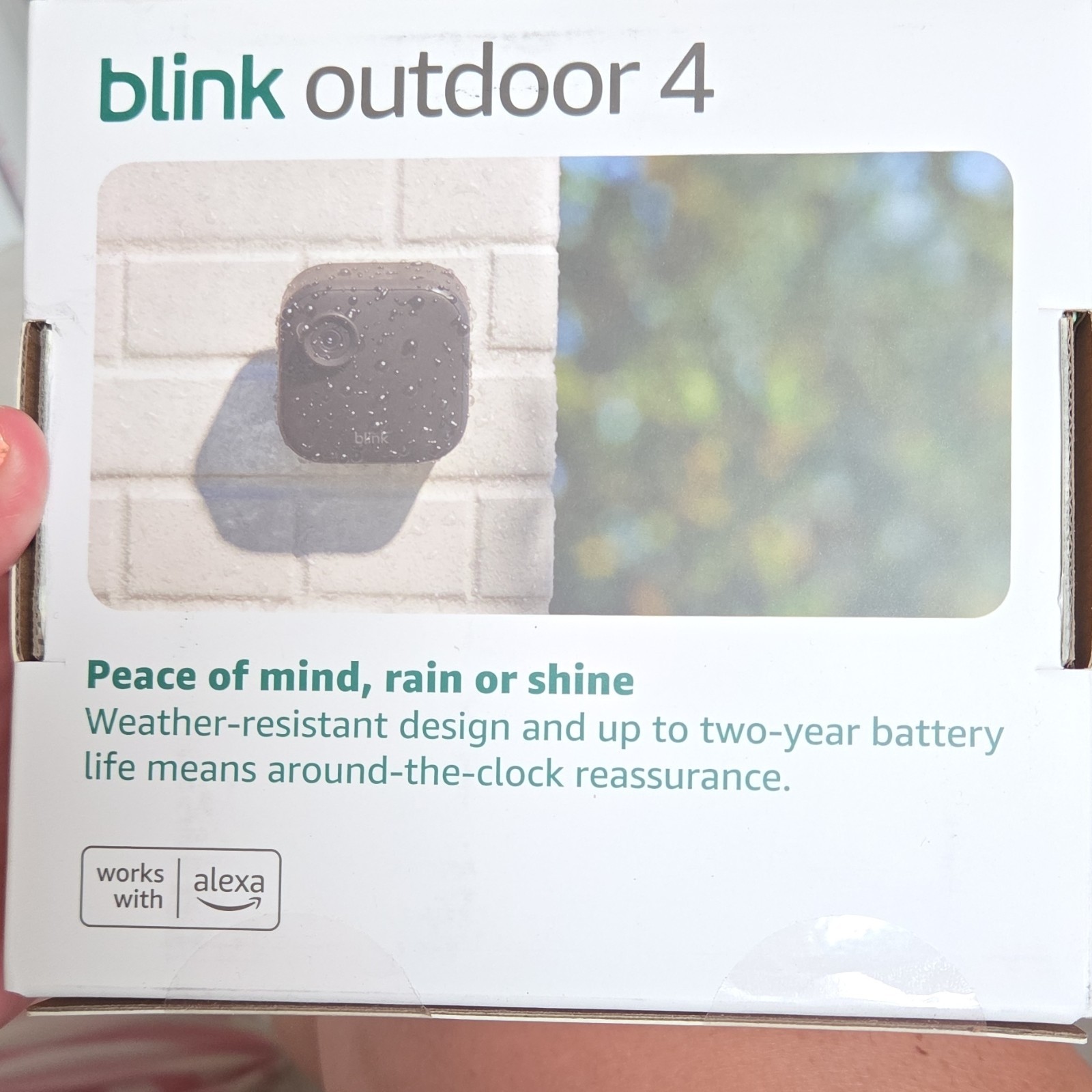 Blink Outdoor 4 3-Camera Wireless Battery System w/ Sync Module 1080p Black