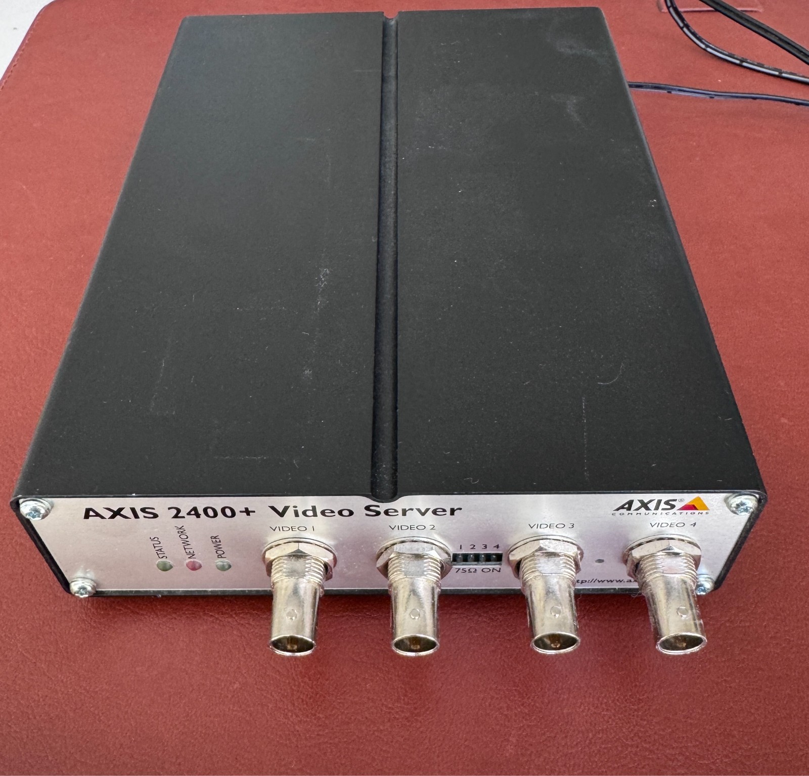 AXIS 2400+ Video Server 4-Channel Camera Network Encoder PN: 0175-001-01