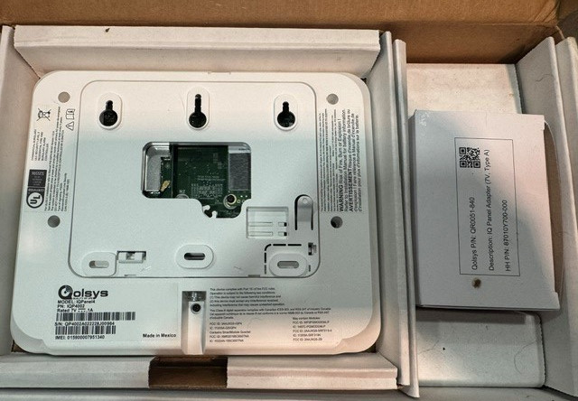 Qolsys IQP4002 Panel4 PowerG, 433MHz; Verizon