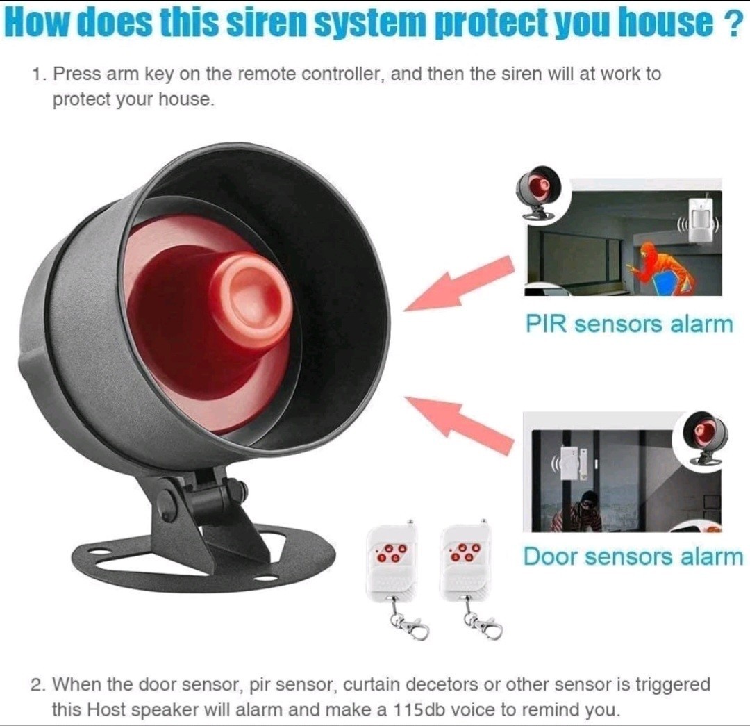 KERUI Upgraded Standalone Home Office Shop Security Alarm System Kit Wireless