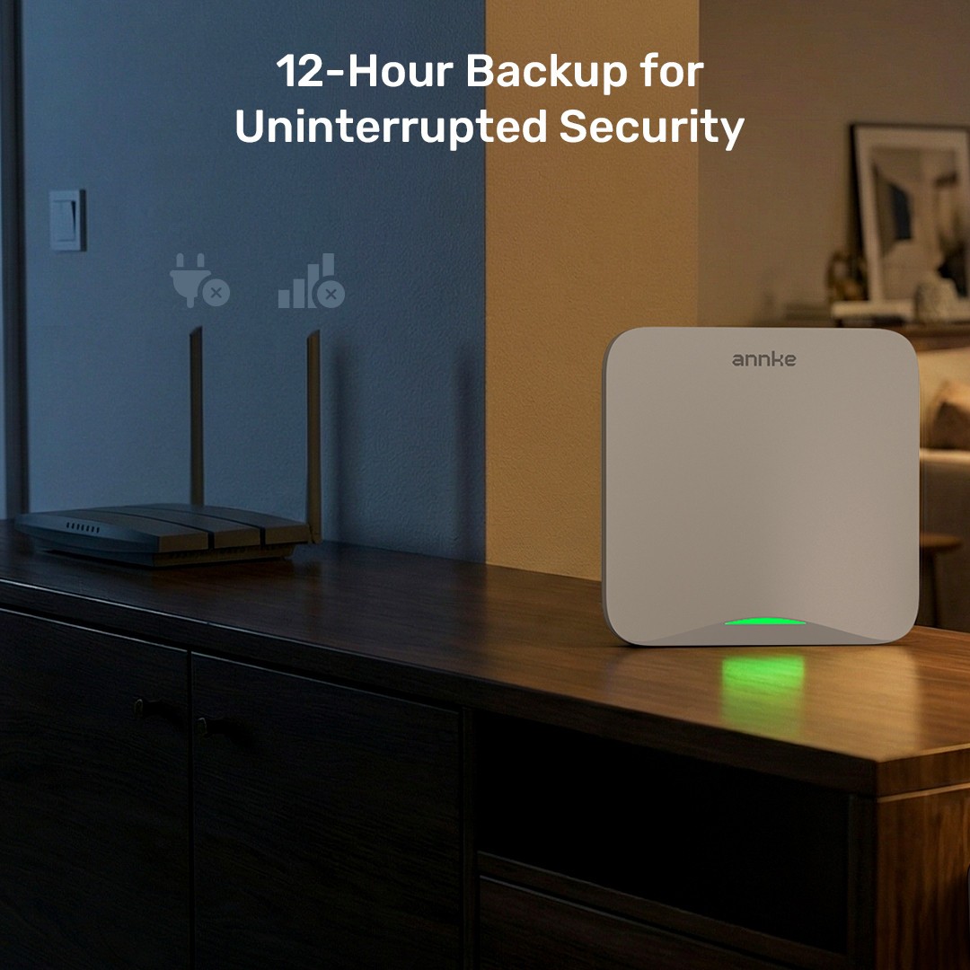 ANNKE 9-Piece Kit All-in-One Wireless Alarm System Expandable DIY Home Security