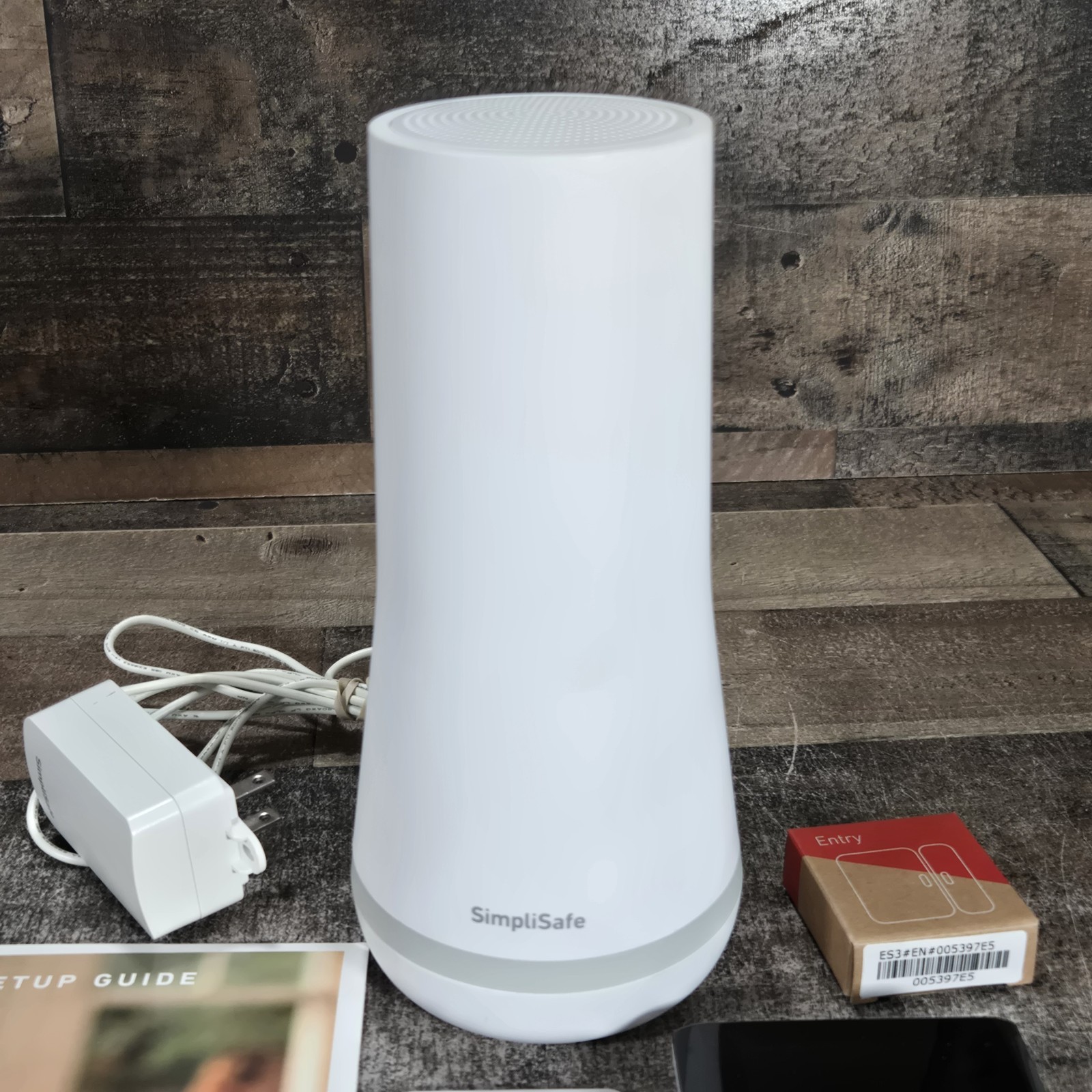SimpliSafe Home Security System Base Station SSBS3 w/ Keypad SSKP3 Entry Sensor