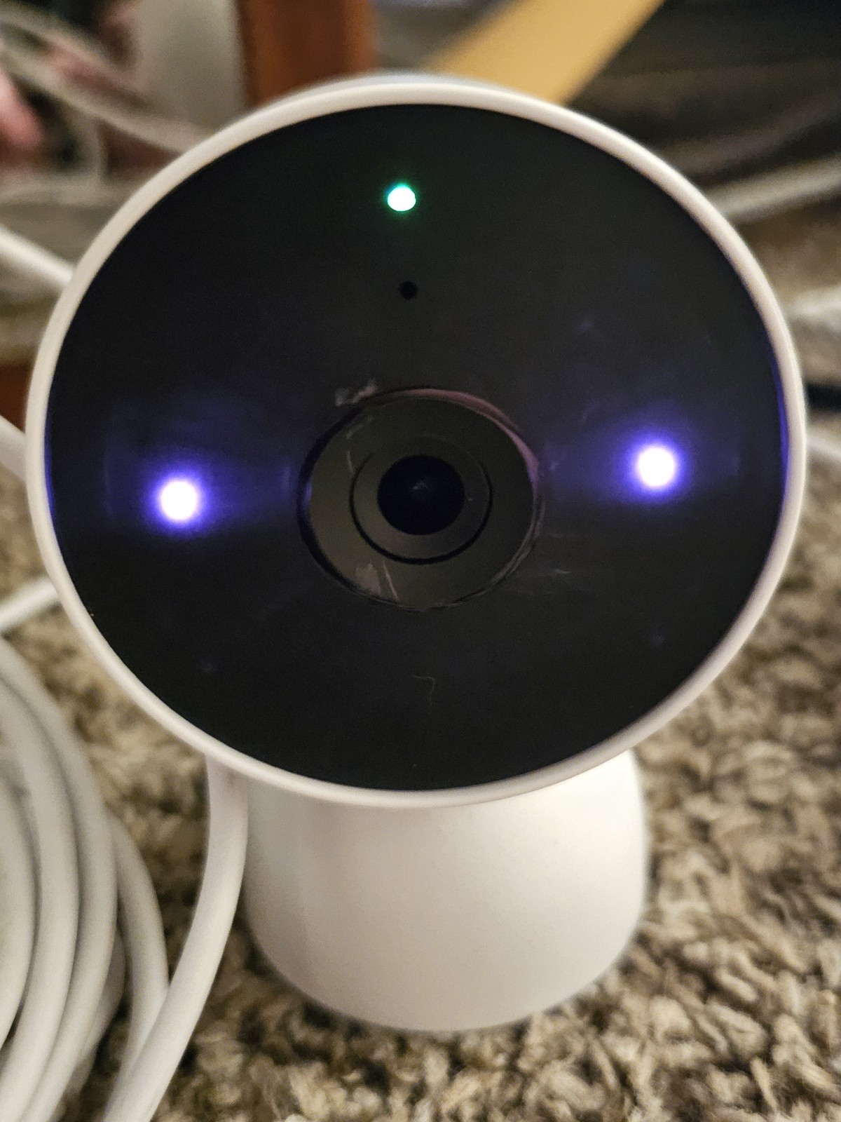Google Nest Cam 2nd Gen Indoor Wired Smart Home Security Camera.For Parts/repair