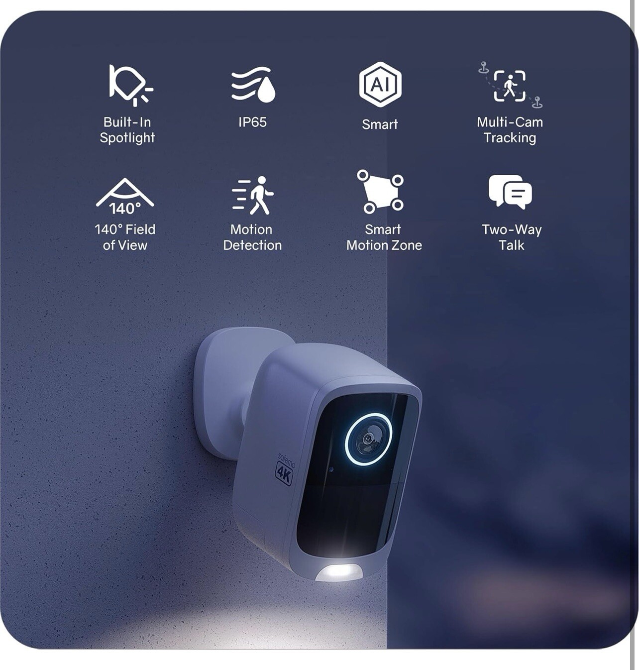 Add- on Wireless Security Camera(Works with Hub Only), 4K UHD