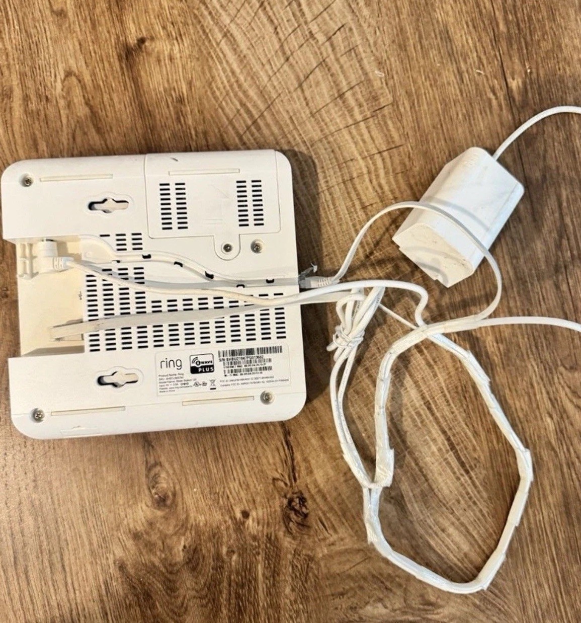 Ring Alarm Home Security Base Station US 4HB1U90EN0 & Power Supply