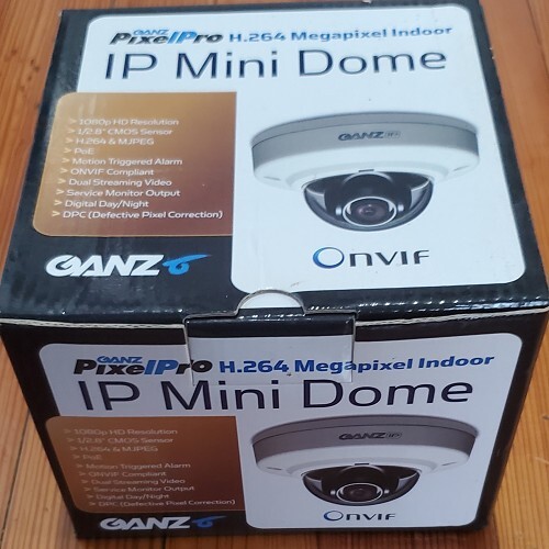 Ganz PixeIPro H.264 Megapixel Indoor/Outdoor IP Mini Dome IP Security Camera  