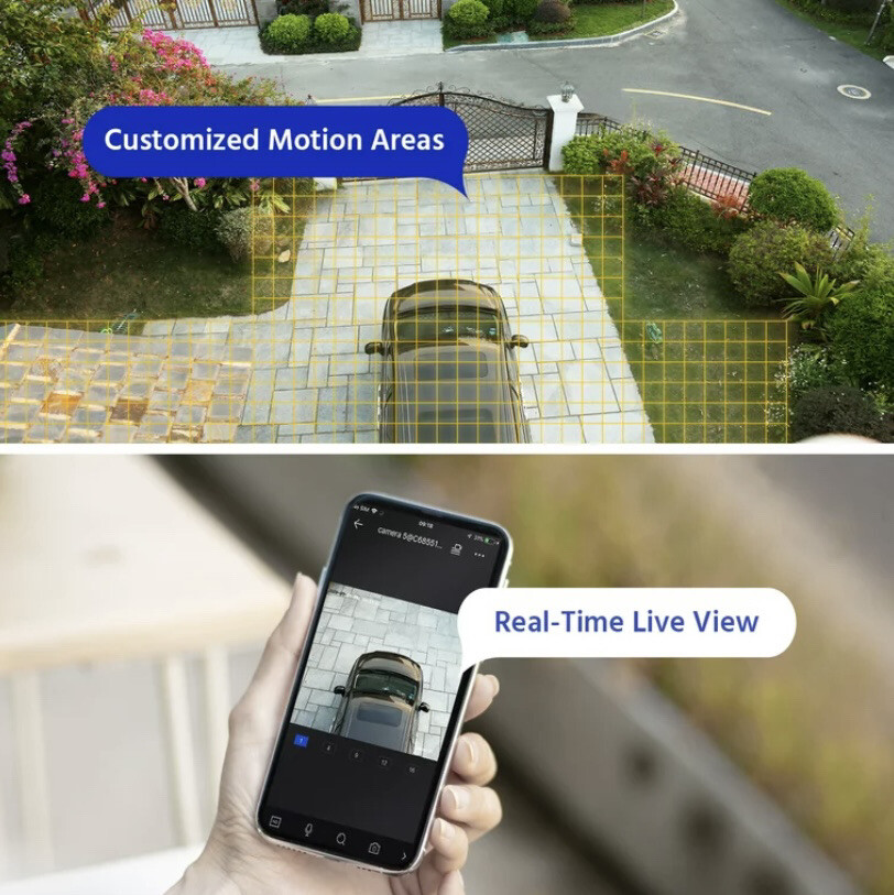 ANNKE 8CH 5MP Lite DVR 1080P CCTV Security Camera System Human Detection H.265+