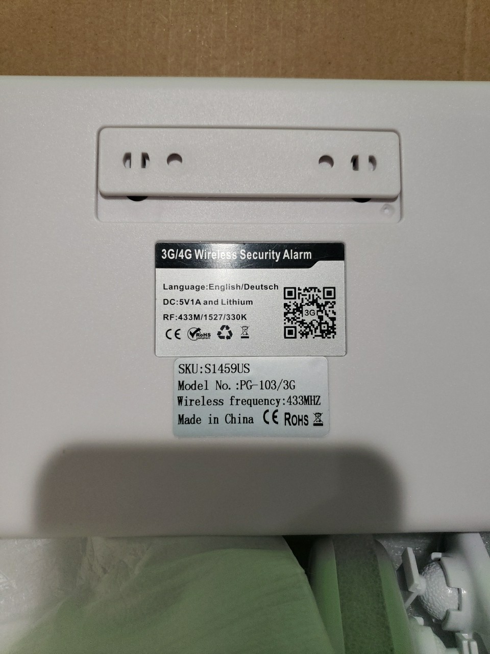4G Home WiFi Intelligent Alarm System, Home Wireless Security Device,Working wit