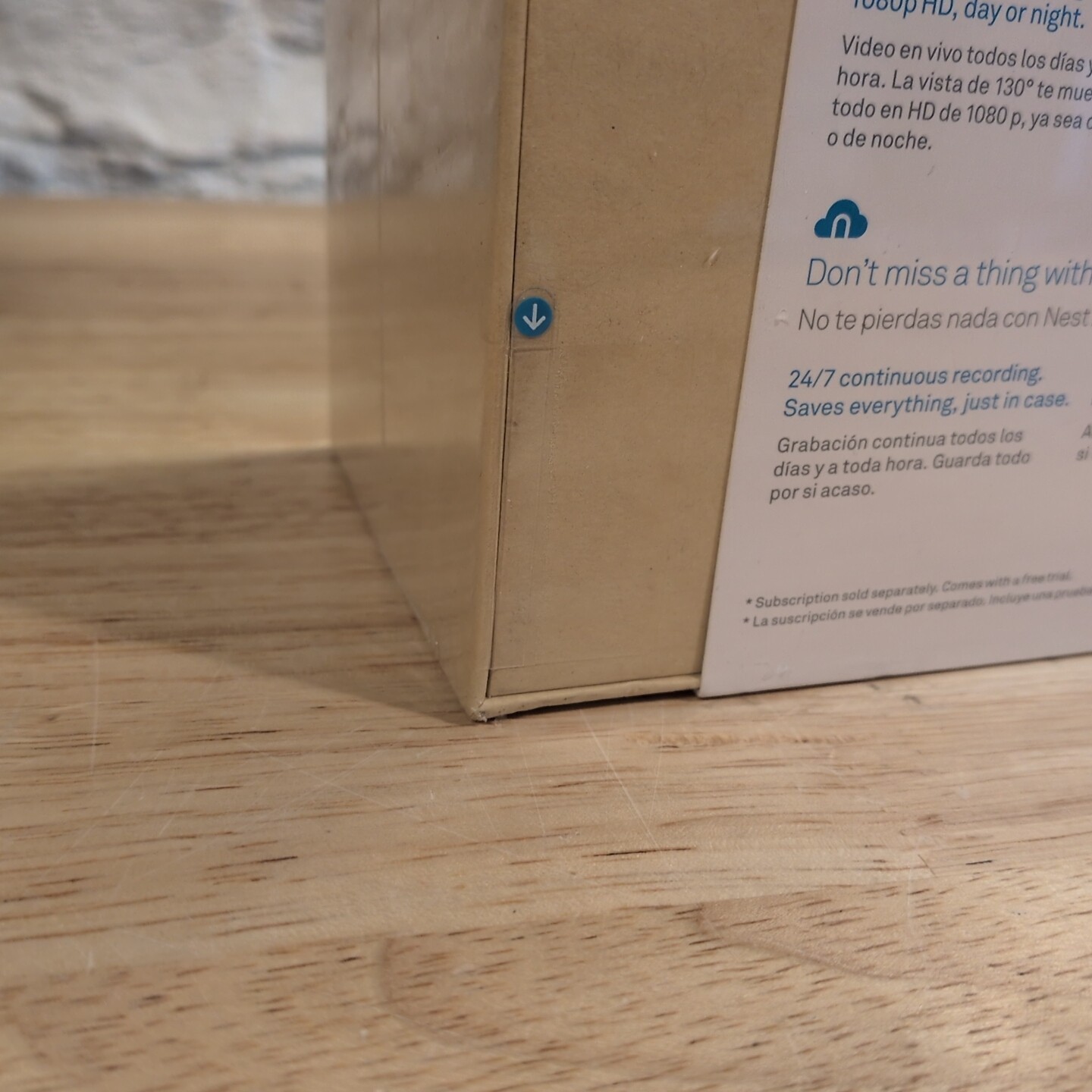 New Factory Sealed Google Nest Cam Indoor Black 1st Generation A0005-NC1102ES