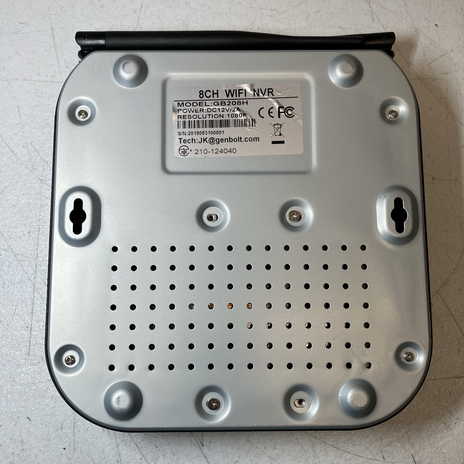 (RARE) Genbolt 8 Channel 2TB HDD Security DVR NVR (FACTORY RESET)