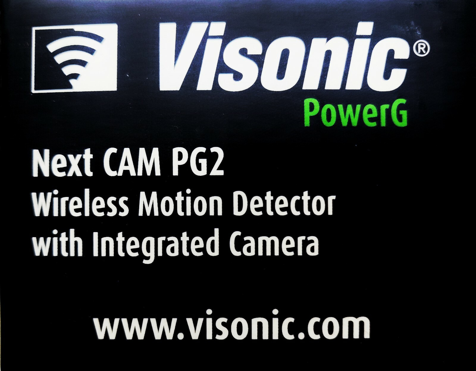 Visonic Next CAM PG2 Wireless Motion Detector w/ Integrated Camera 3 YR Battery